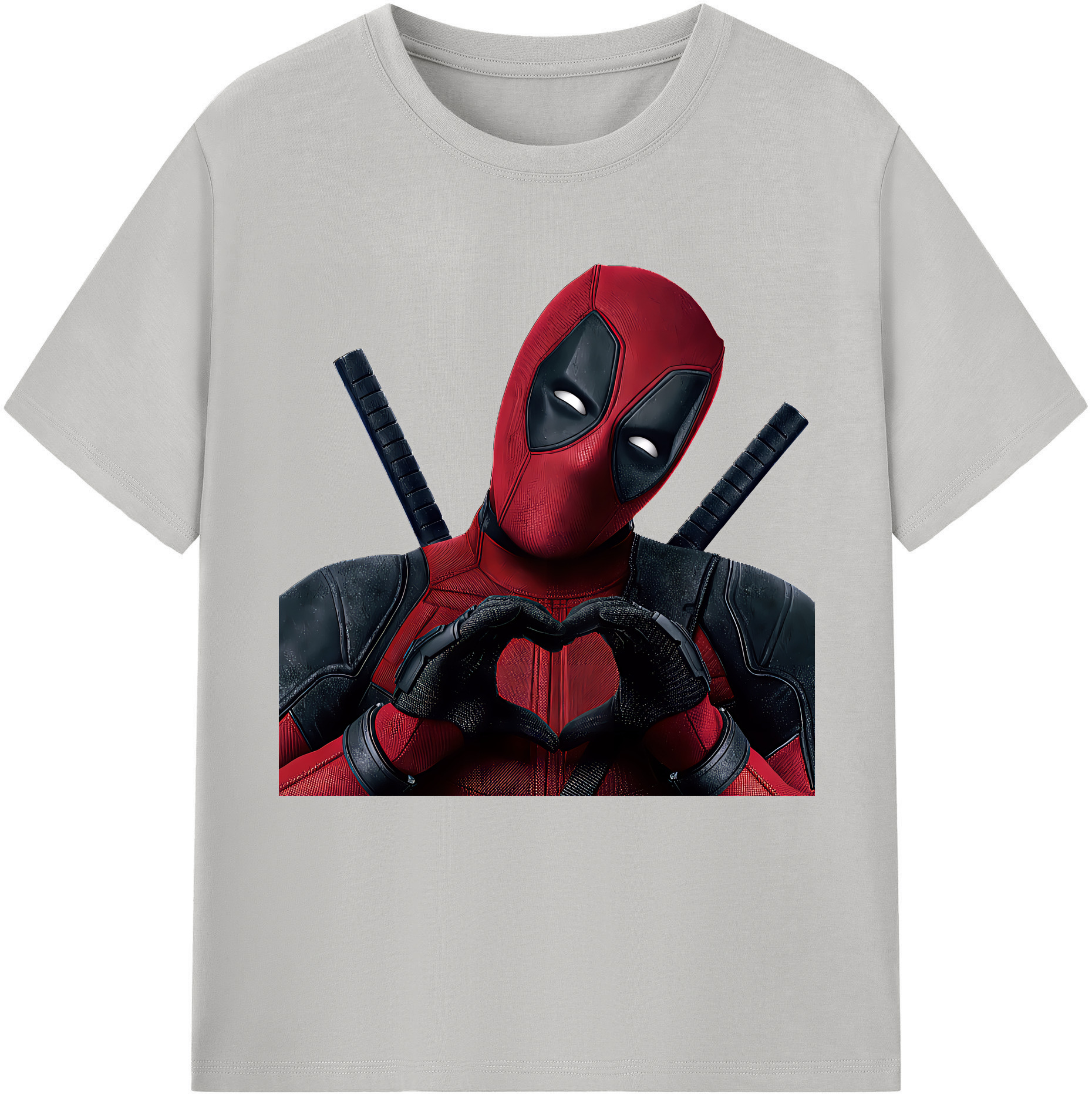 （画像用） Deadpool デッドプール レディースカジュアルプリントTシャツ（綿100％）
