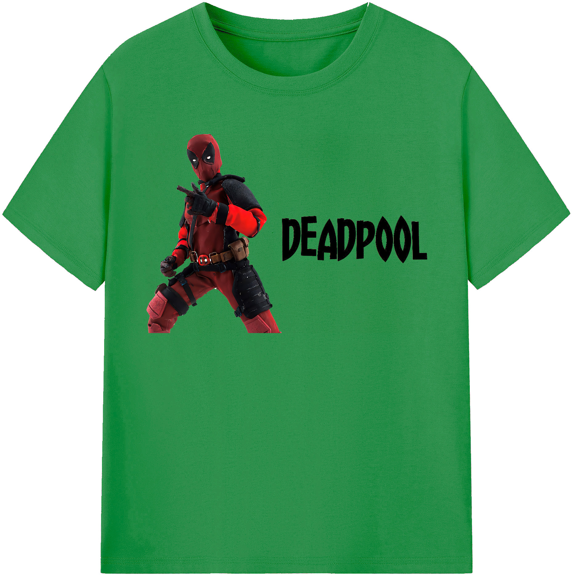 （画像用） Deadpool デッドプール レディースカジュアルプリントTシャツ（綿100％）