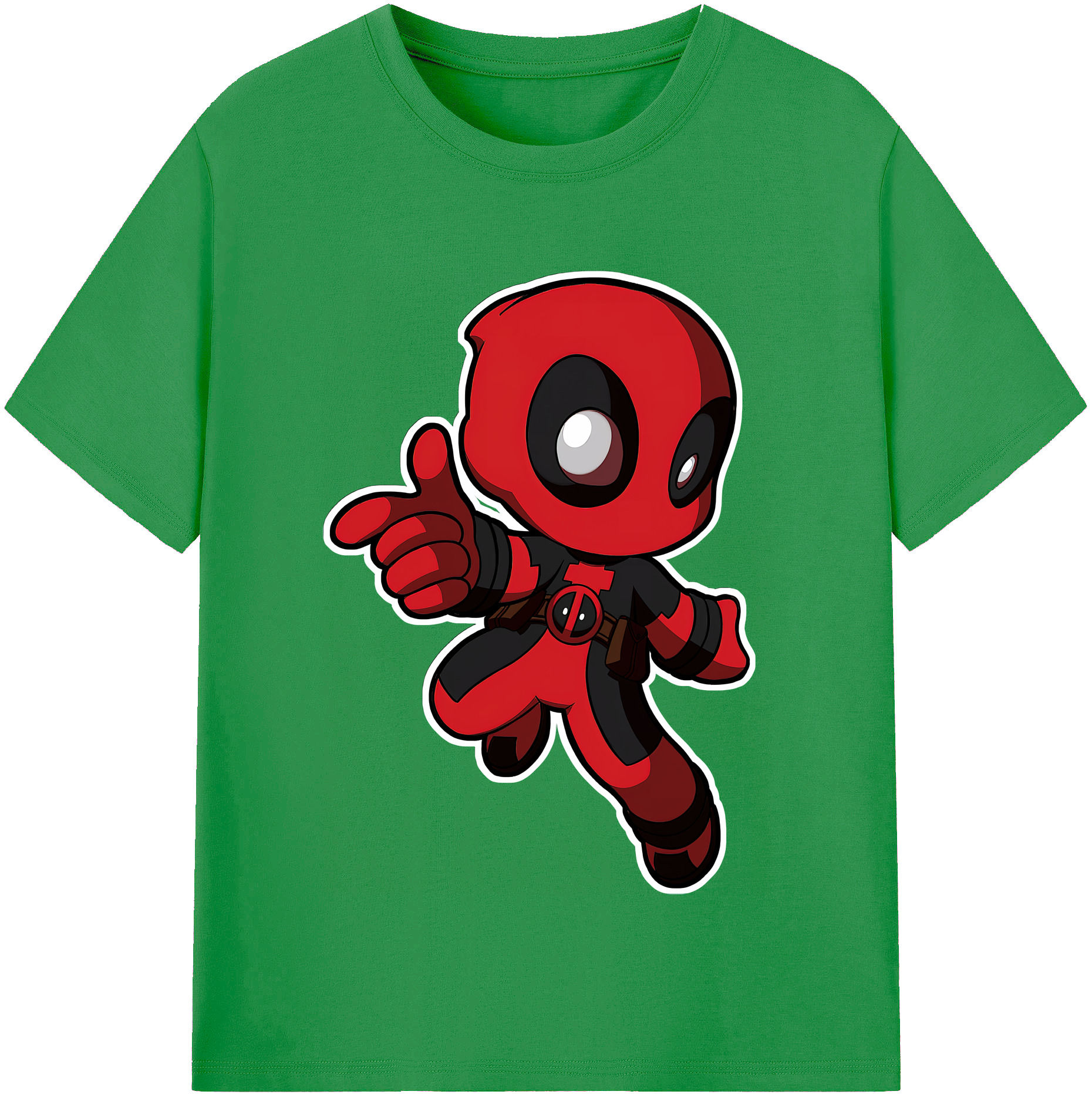 （画像用） Deadpool デッドプール レディースカジュアルプリントTシャツ（綿100％）