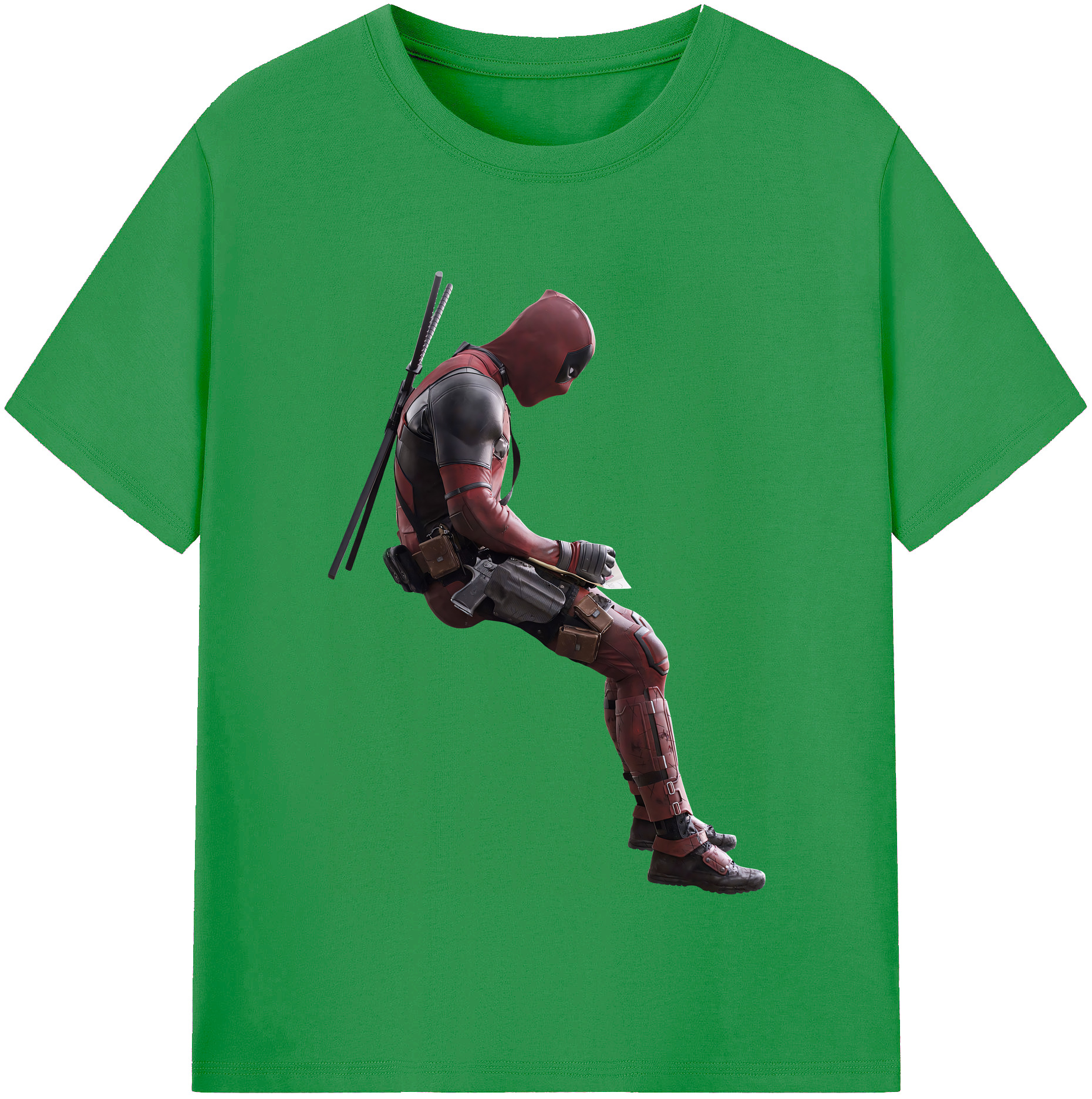 （画像用） Deadpool デッドプール レディースカジュアルプリントTシャツ（綿100％）