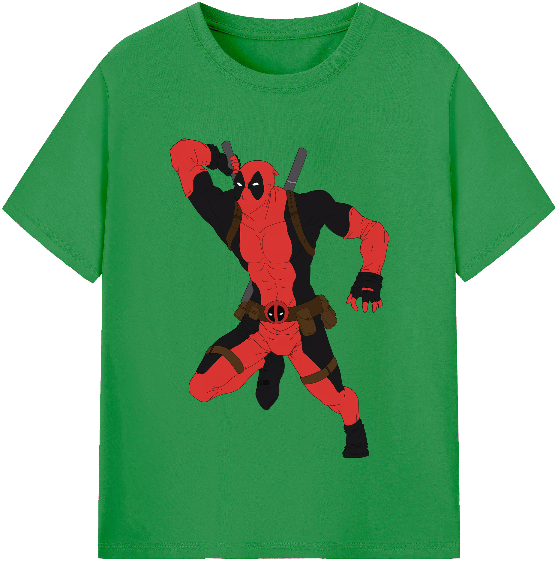 （画像用） Deadpool デッドプール レディースカジュアルプリントTシャツ（綿100％）