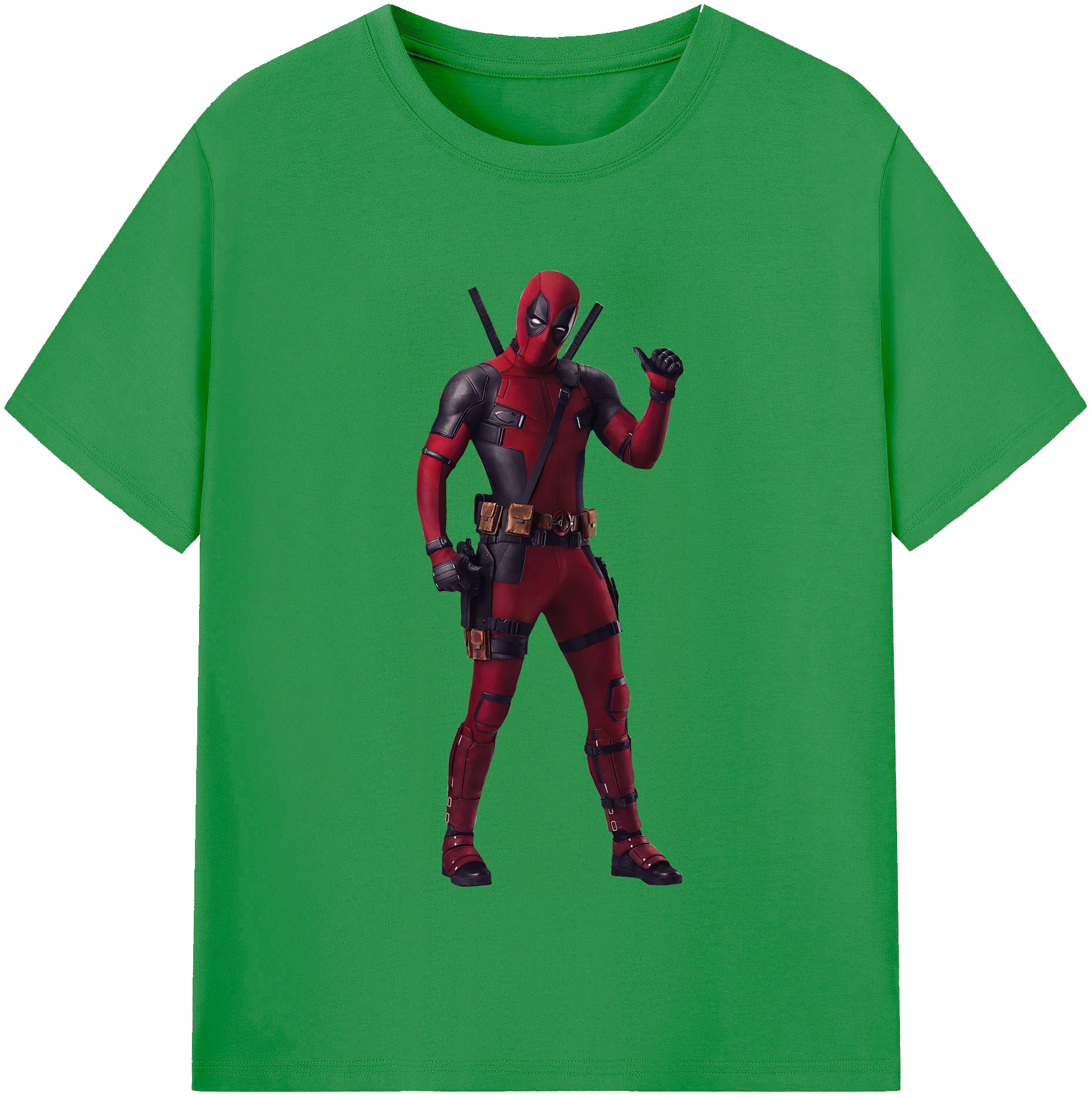 （画像用） Deadpool デッドプール レディースカジュアルプリントTシャツ（綿100％）
