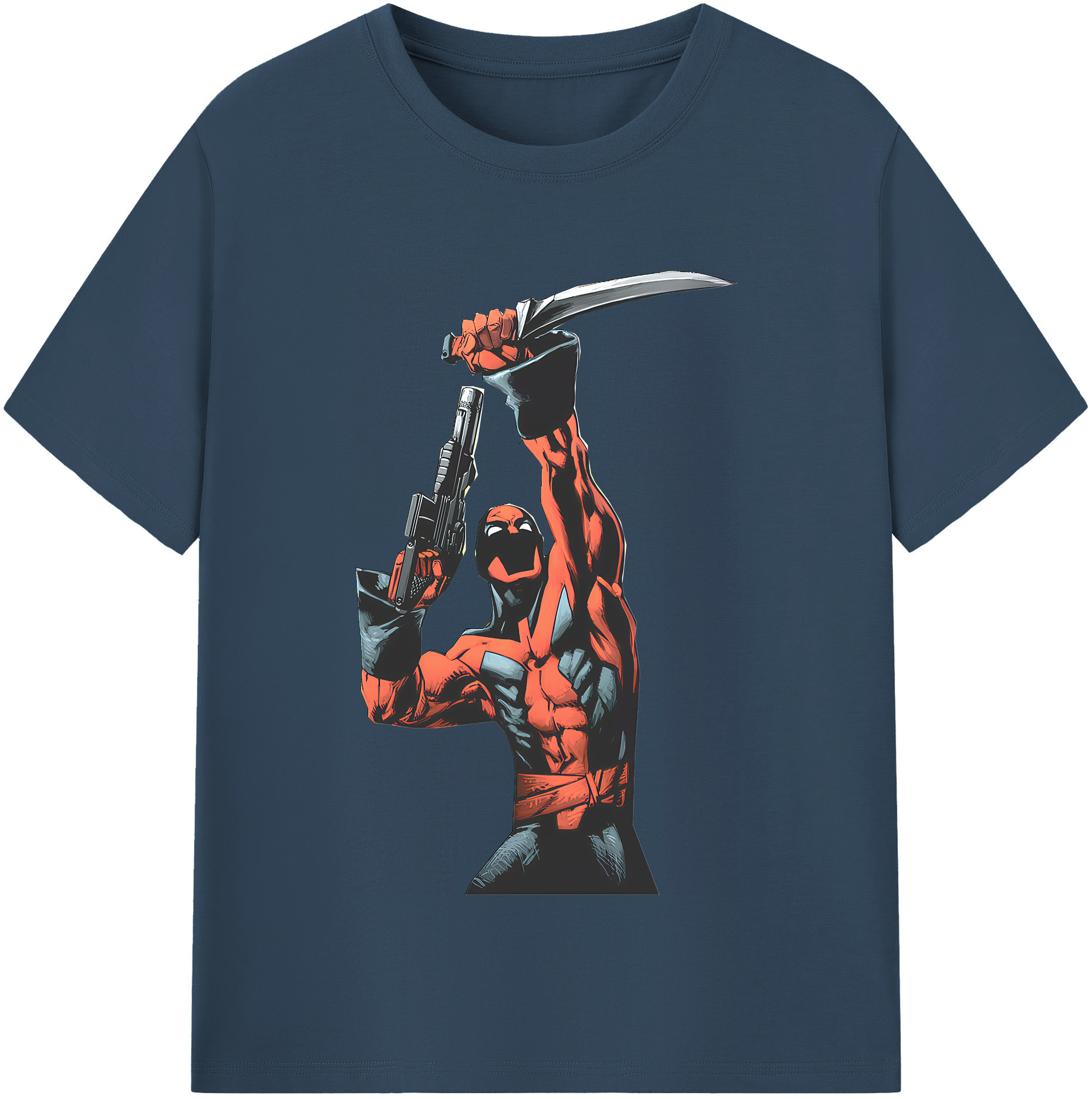 （画像用） Deadpool デッドプール レディースカジュアルプリントTシャツ（綿100％）