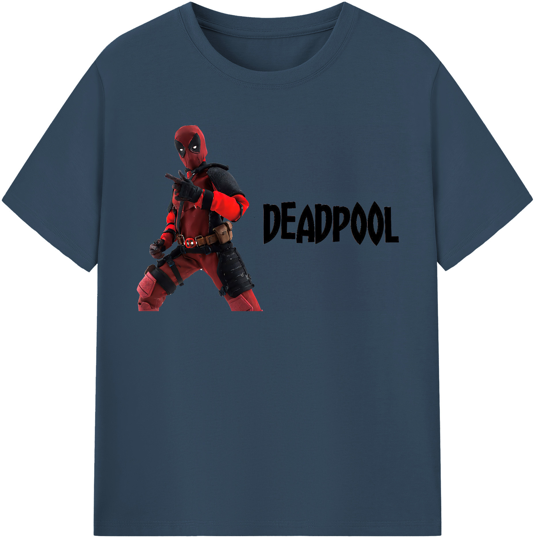 （画像用） Deadpool デッドプール レディースカジュアルプリントTシャツ（綿100％）