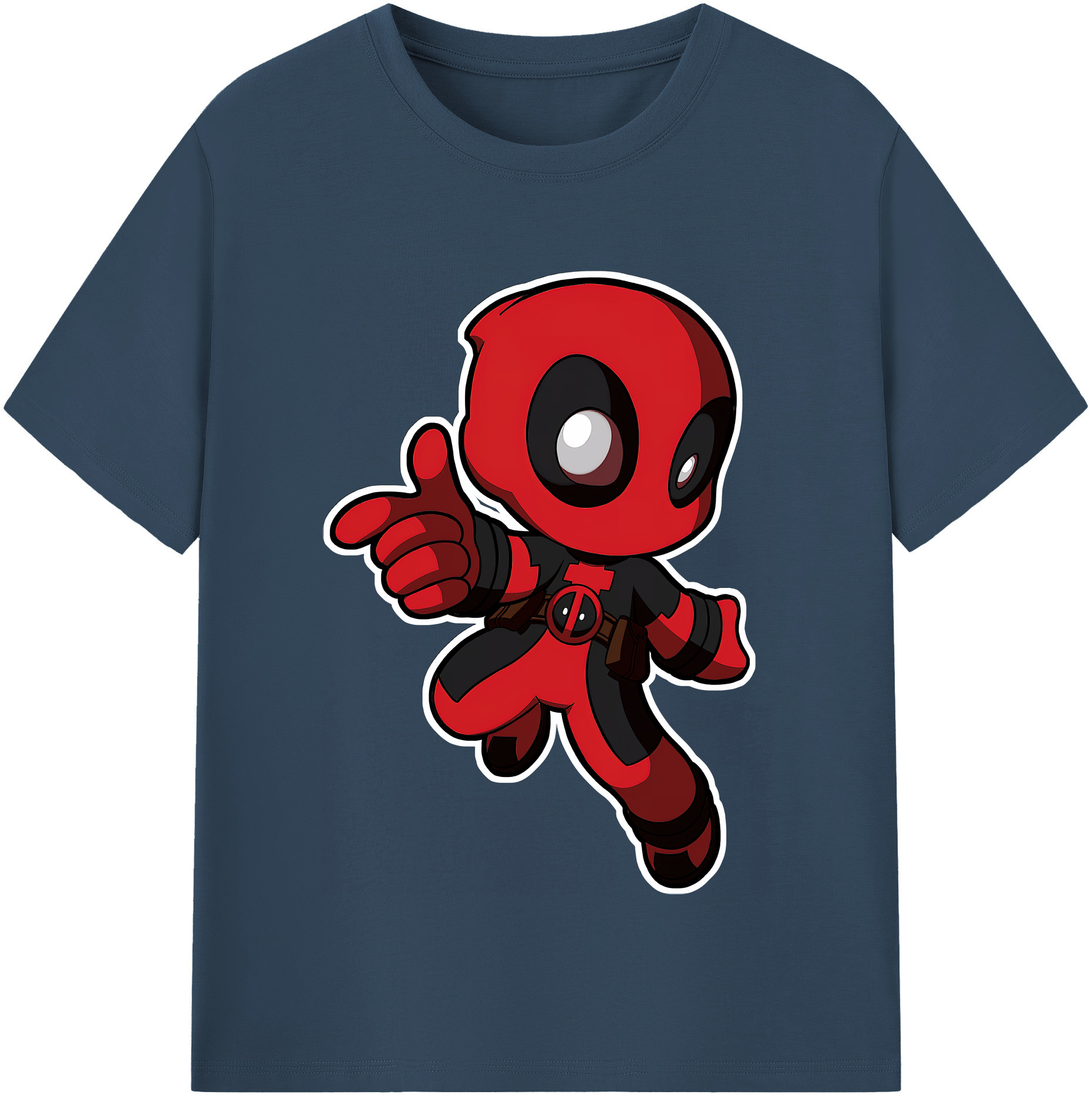 （画像用） Deadpool デッドプール レディースカジュアルプリントTシャツ（綿100％）