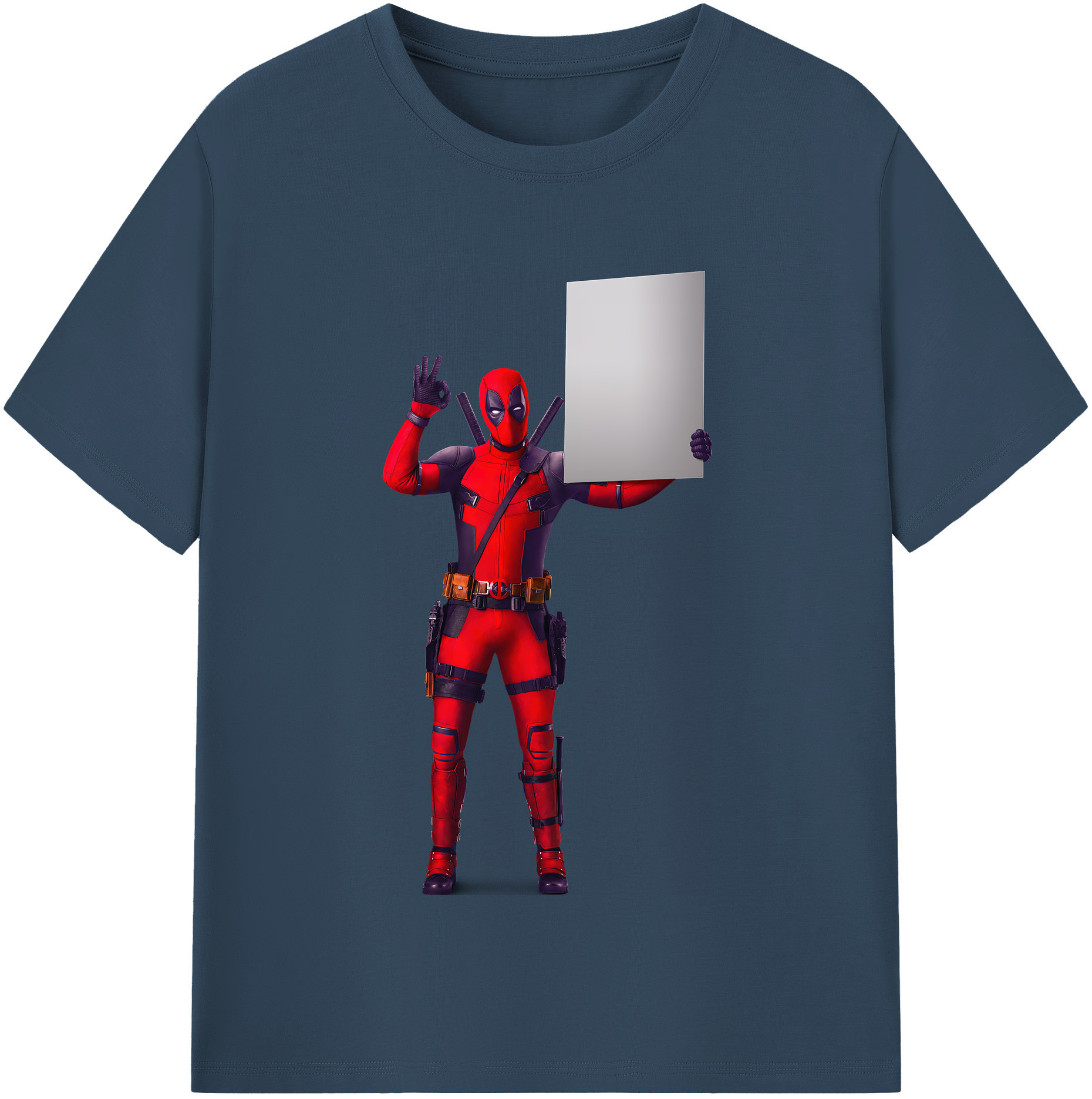 （画像用） Deadpool デッドプール レディースカジュアルプリントTシャツ（綿100％）