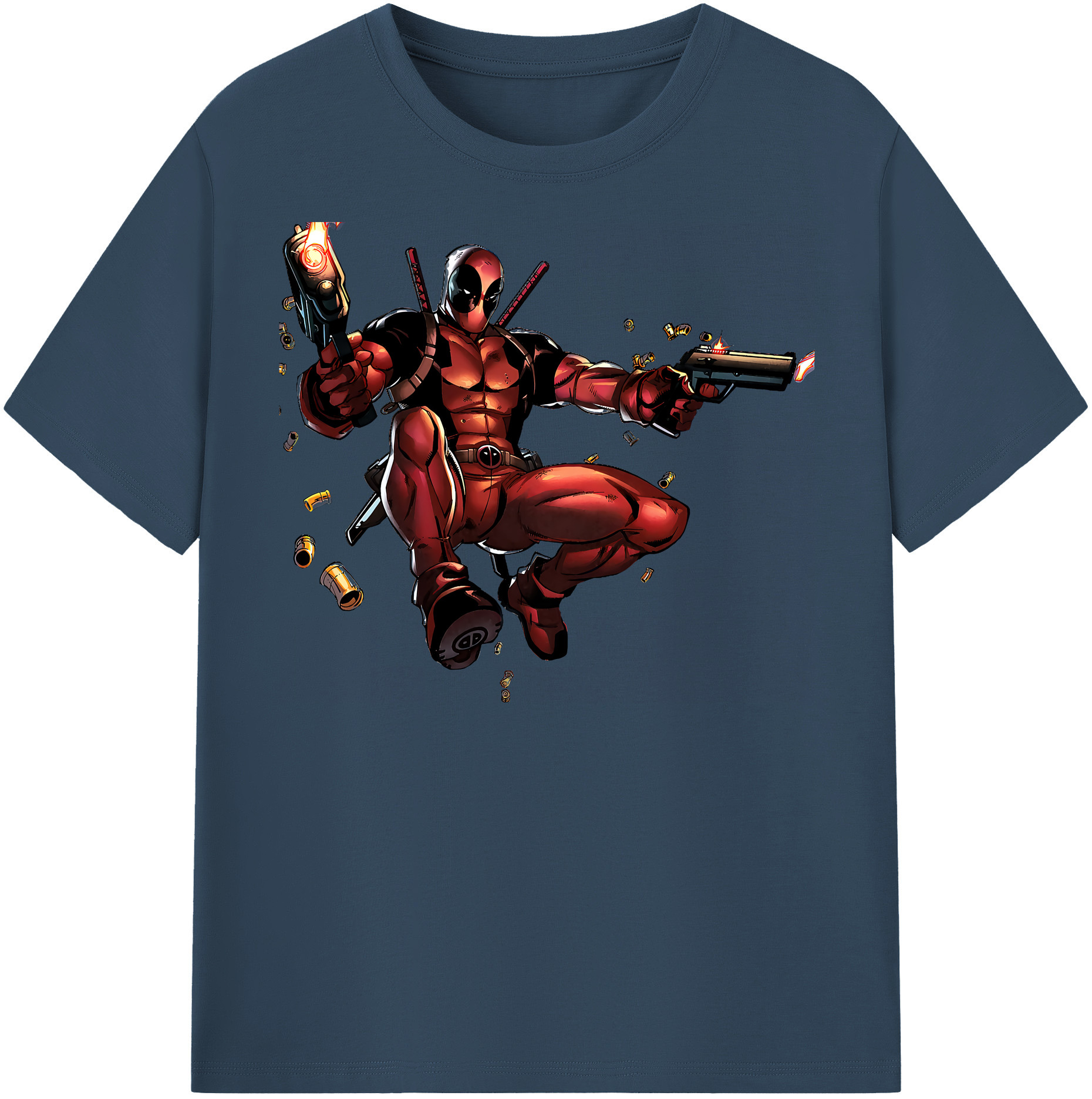 （画像用） Deadpool デッドプール レディースカジュアルプリントTシャツ（綿100％）