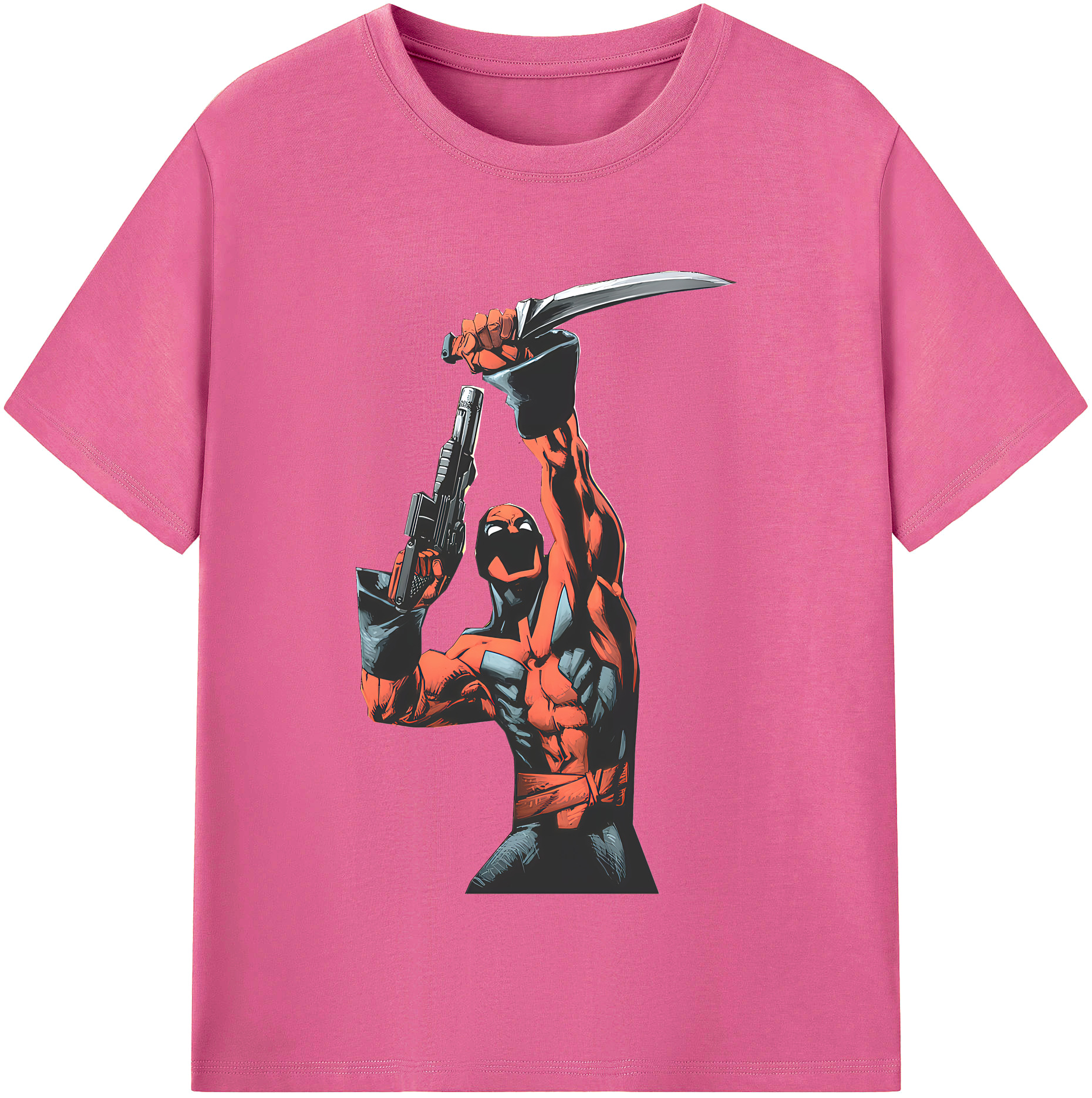 （画像用） Deadpool デッドプール レディースカジュアルプリントTシャツ（綿100％）