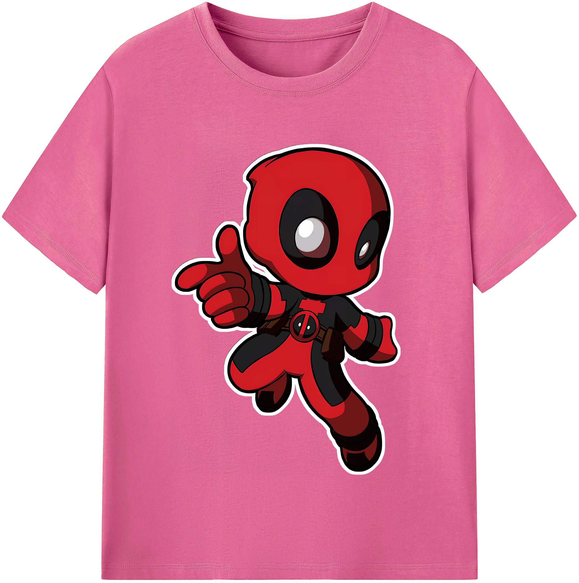 （画像用） Deadpool デッドプール レディースカジュアルプリントTシャツ（綿100％）