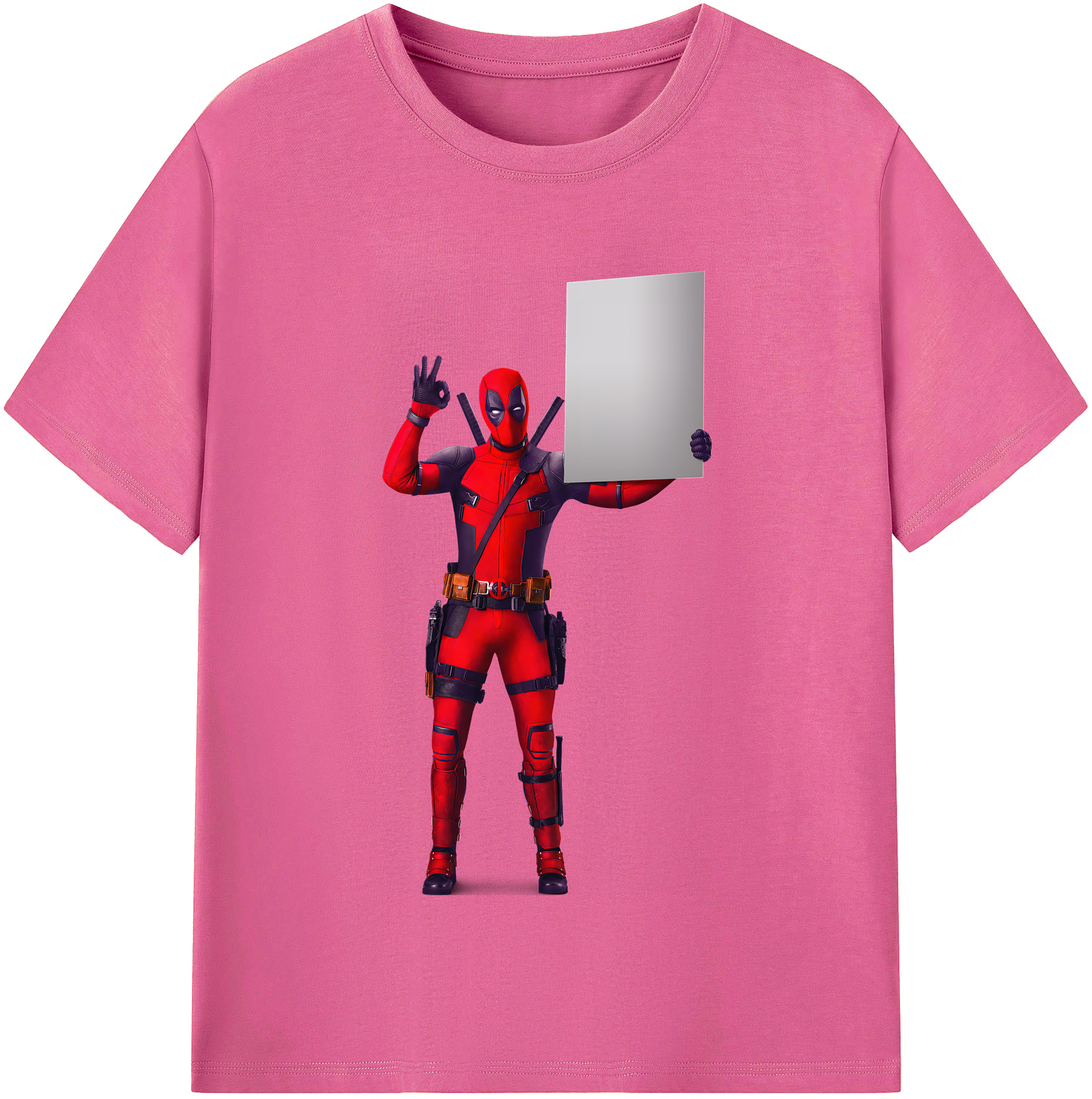 （画像用） Deadpool デッドプール レディースカジュアルプリントTシャツ（綿100％）