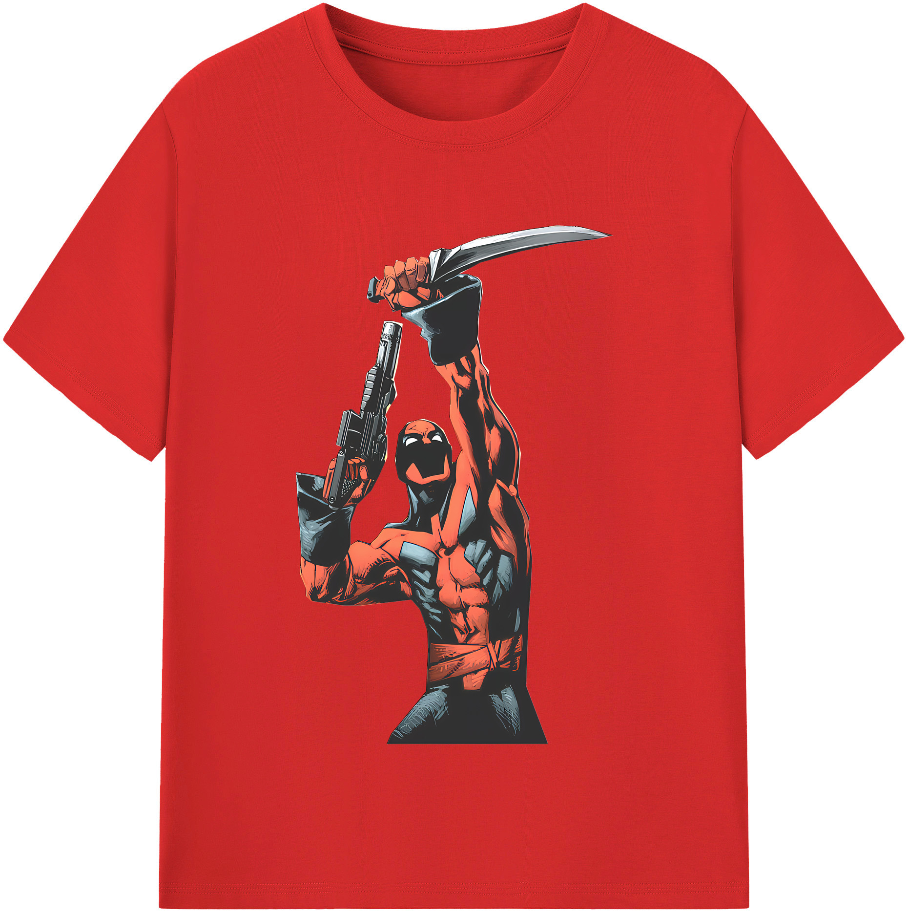 （画像用） Deadpool デッドプール レディースカジュアルプリントTシャツ（綿100％）