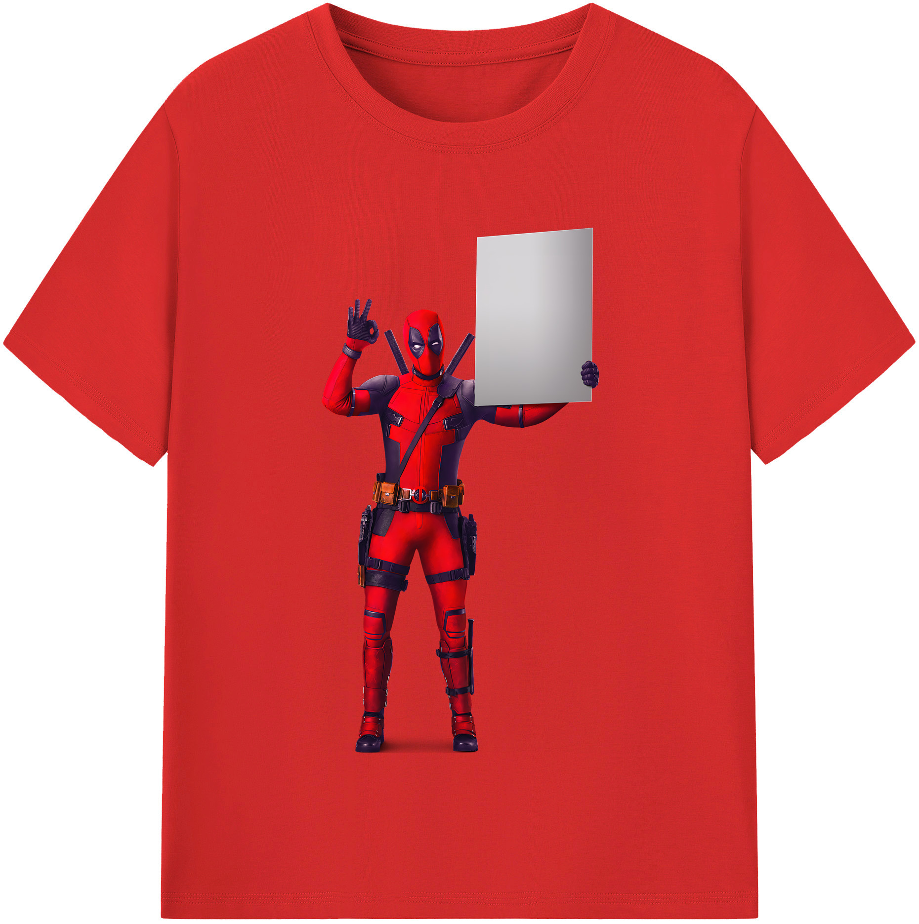 （画像用） Deadpool デッドプール レディースカジュアルプリントTシャツ（綿100％）
