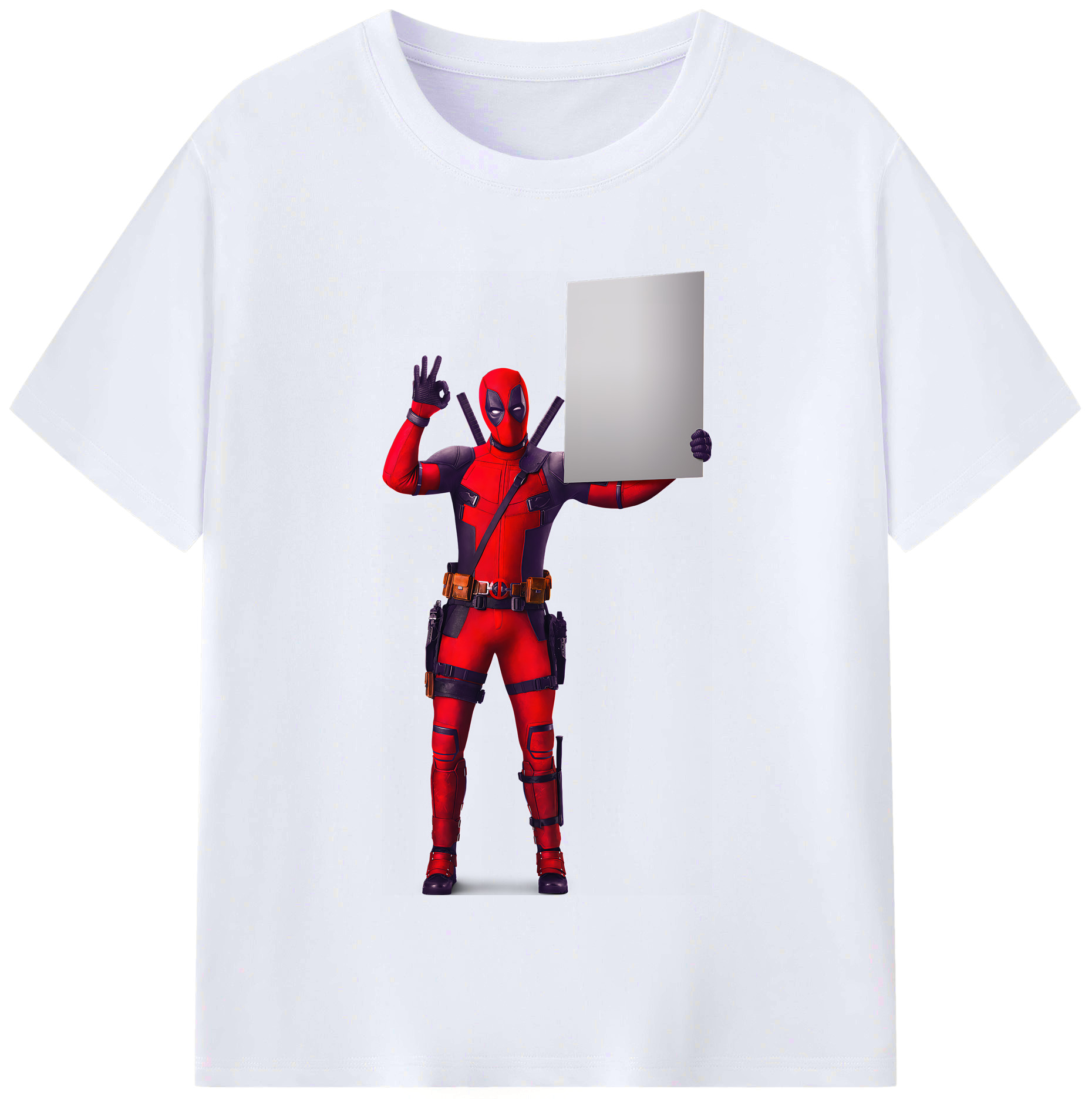 （画像用） Deadpool デッドプール レディースカジュアルプリントTシャツ（綿100％）