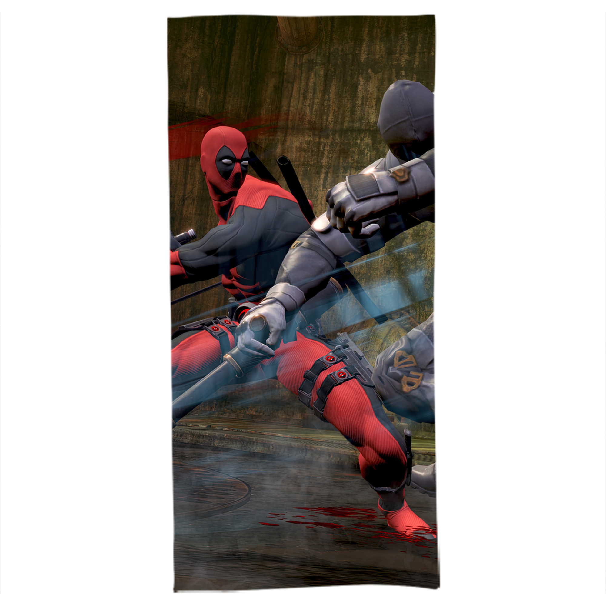 （画像用） Deadpool デッドプール 大判バスタオル 70×140cm 吸水速乾 柔らかい肌触り