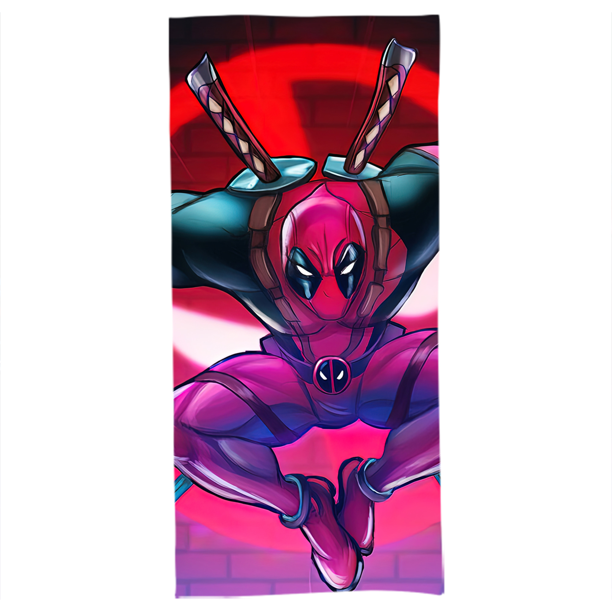 （画像用） Deadpool デッドプール 大判バスタオル 70×140cm 吸水速乾 柔らかい肌触り