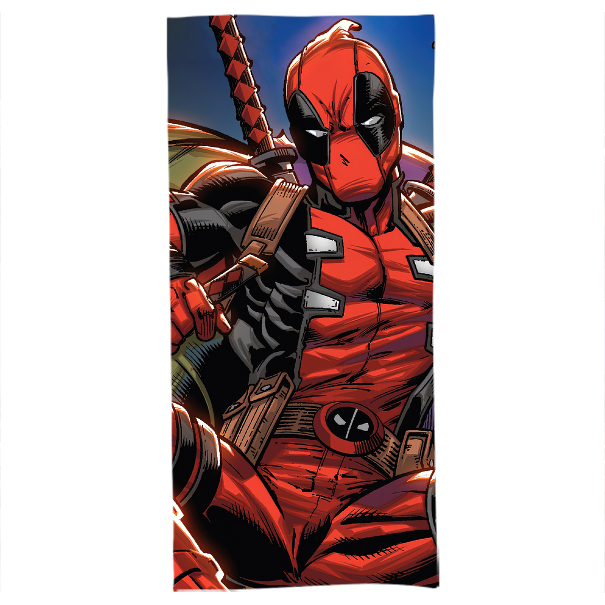 （画像用） Deadpool デッドプール 大判バスタオル 70×140cm 吸水速乾 柔らかい肌触り