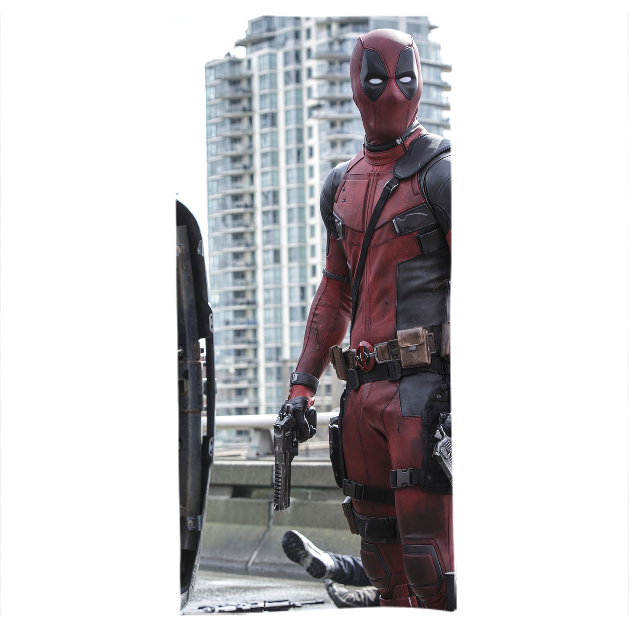 （画像用） Deadpool デッドプール 大判バスタオル 70×140cm 吸水速乾 柔らかい肌触り