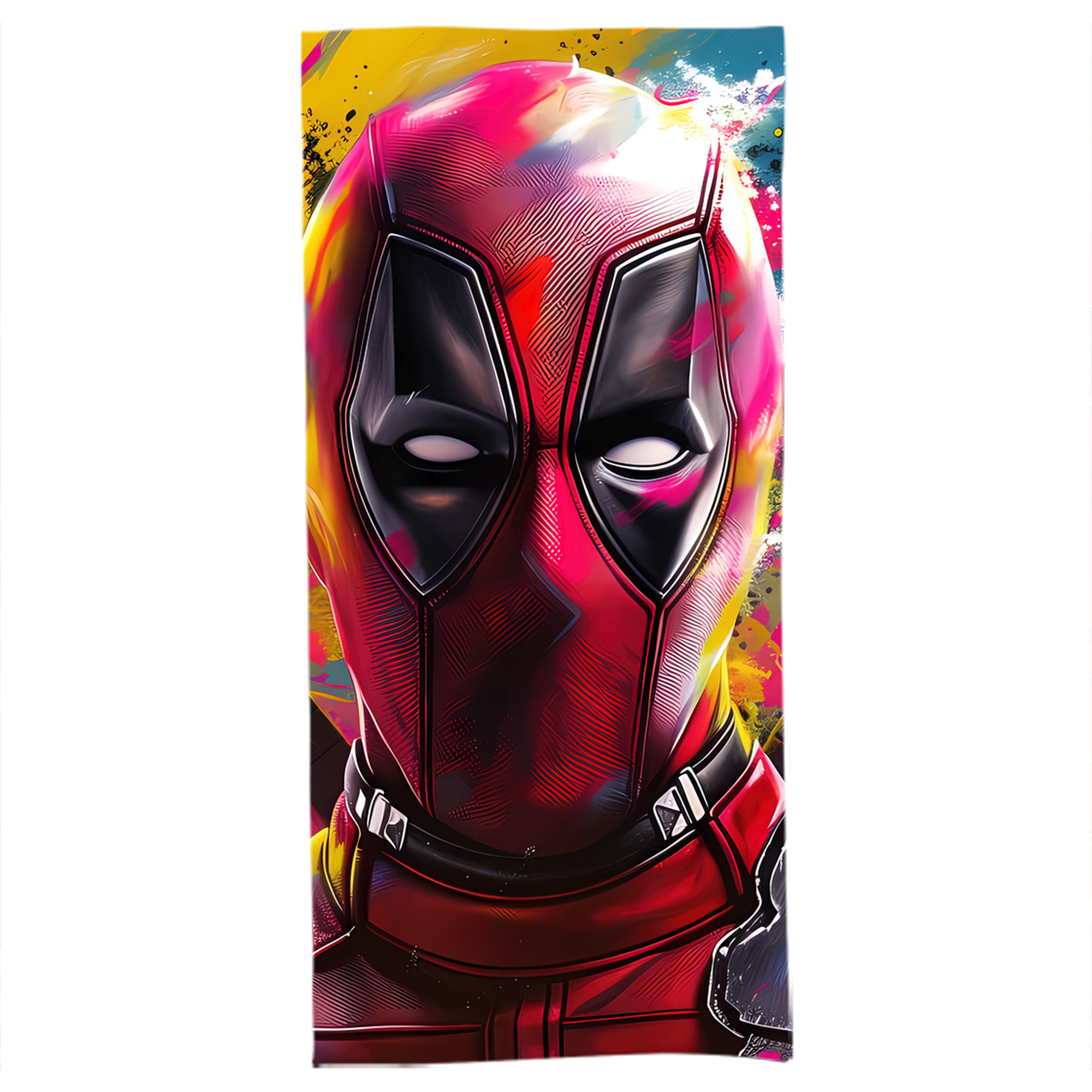 （画像用） Deadpool デッドプール 大判バスタオル 70×140cm 吸水速乾 柔らかい肌触り