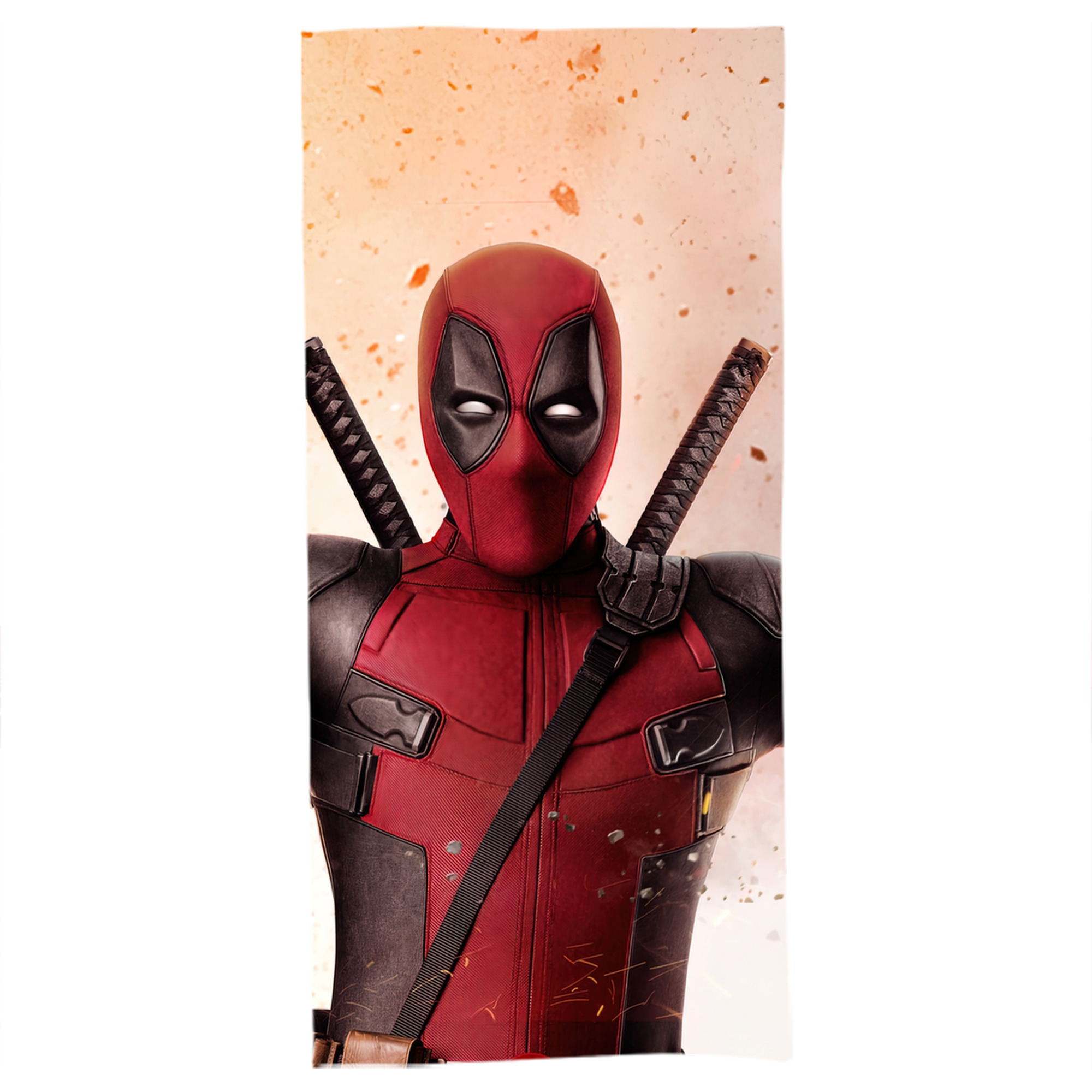 （画像用） Deadpool デッドプール 大判バスタオル 70×140cm 吸水速乾 柔らかい肌触り