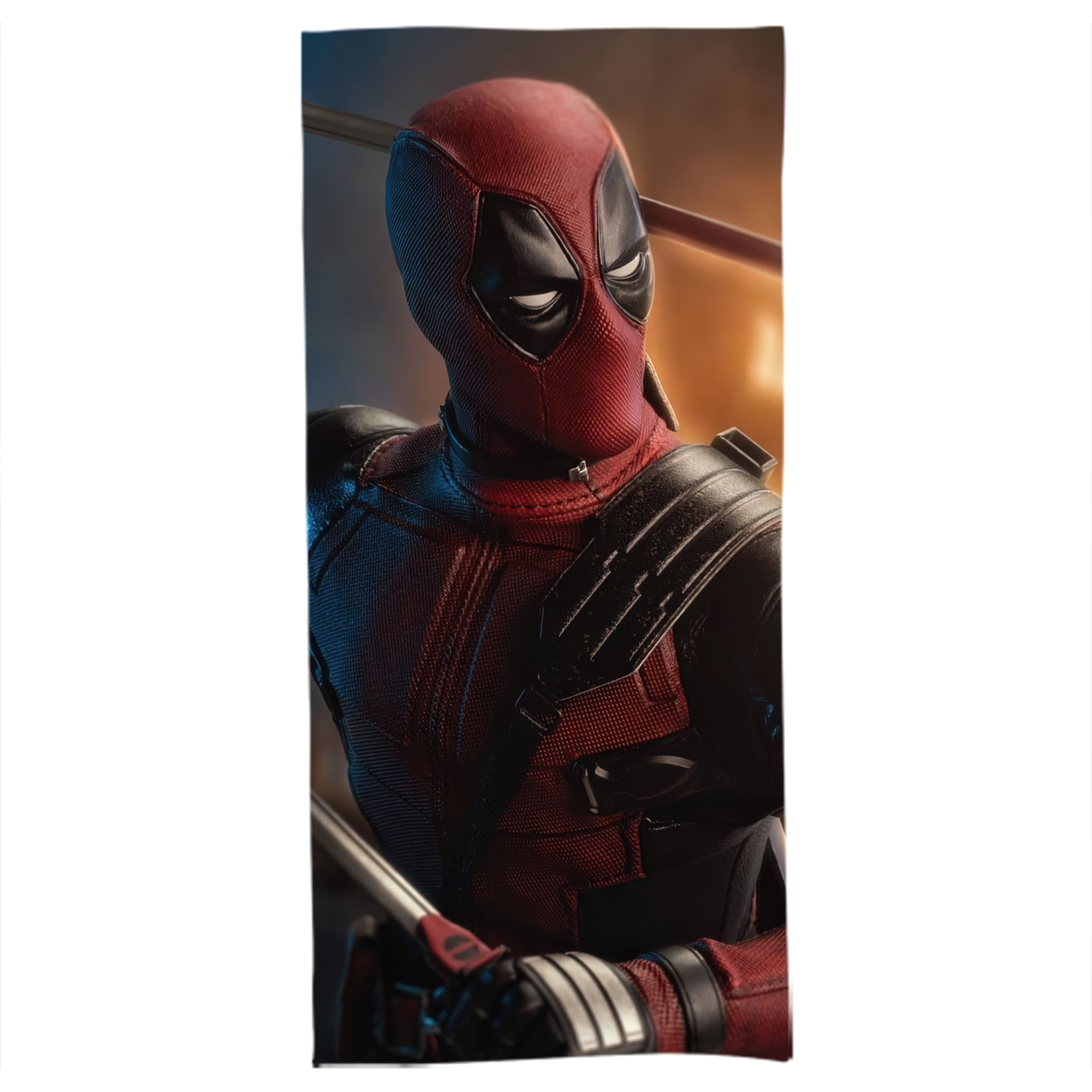（画像用） Deadpool デッドプール 大判バスタオル 70×140cm 吸水速乾 柔らかい肌触り