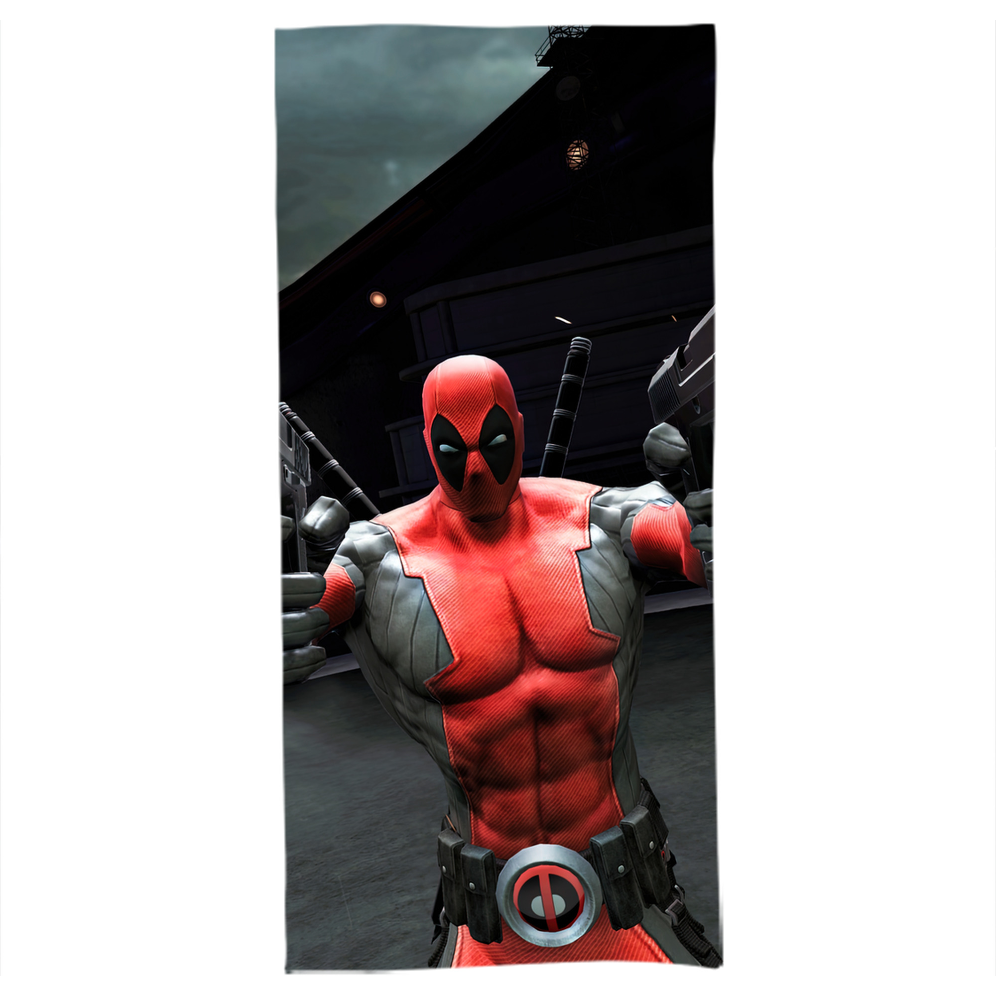 （画像用） Deadpool デッドプール 大判バスタオル 70×140cm 吸水速乾 柔らかい肌触り
