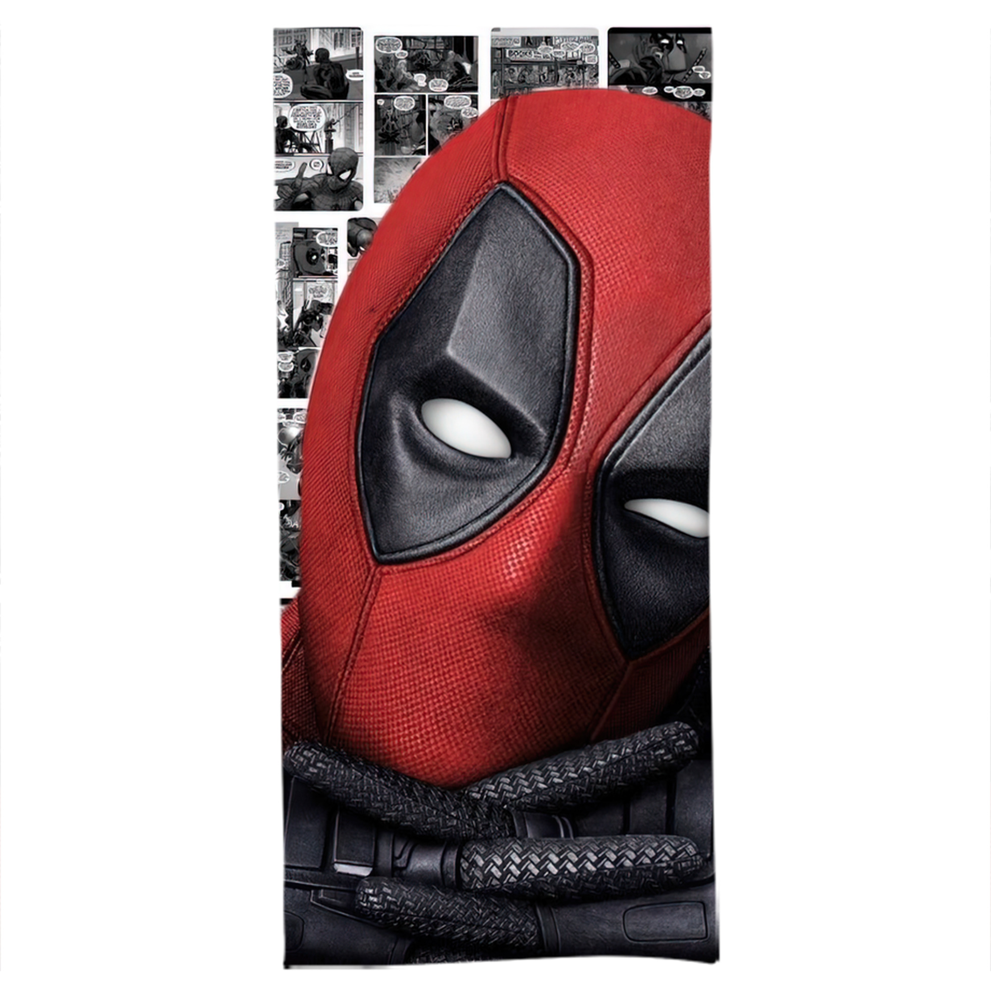 （画像用） Deadpool デッドプール 大判バスタオル 70×140cm 吸水速乾 柔らかい肌触り