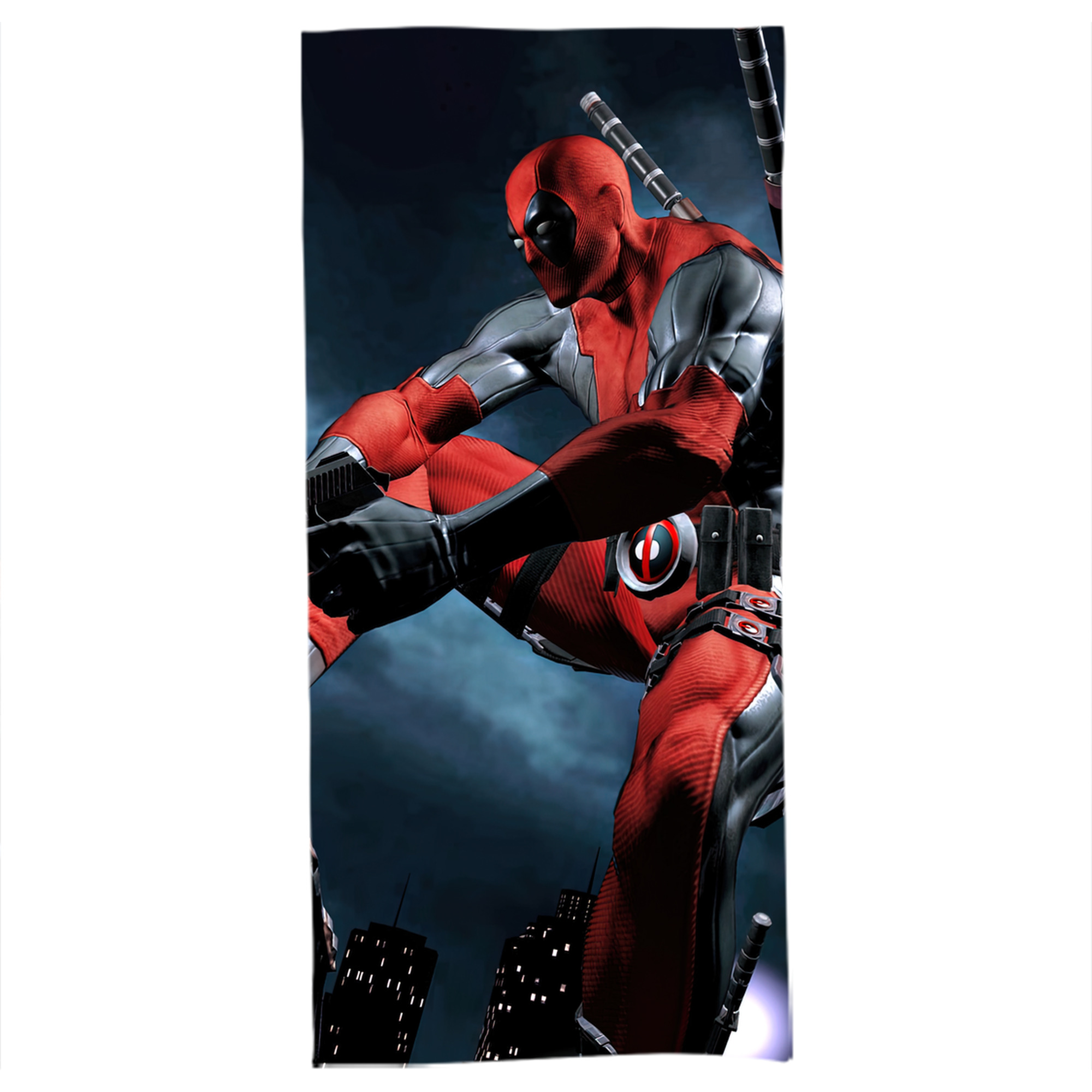 （画像用） Deadpool デッドプール 大判バスタオル 70×140cm 吸水速乾 柔らかい肌触り