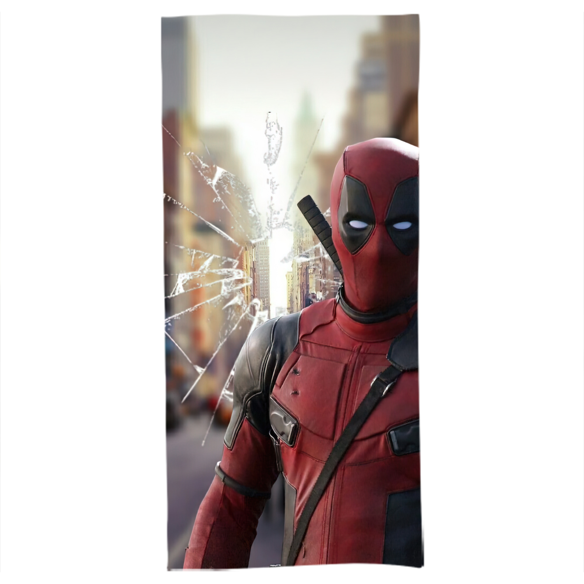 （画像用） Deadpool デッドプール 大判バスタオル 70×140cm 吸水速乾 柔らかい肌触り