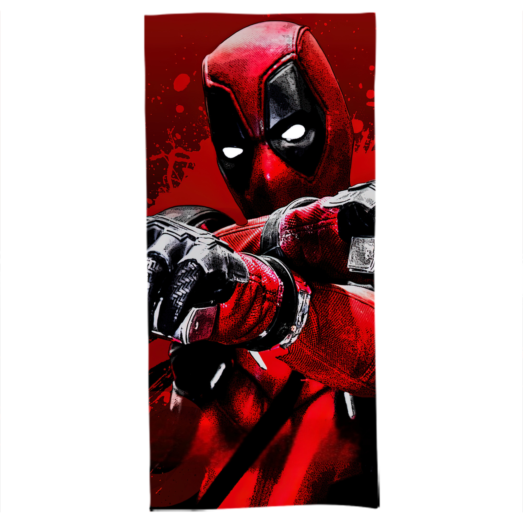 （画像用） Deadpool デッドプール 大判バスタオル 70×140cm 吸水速乾 柔らかい肌触り