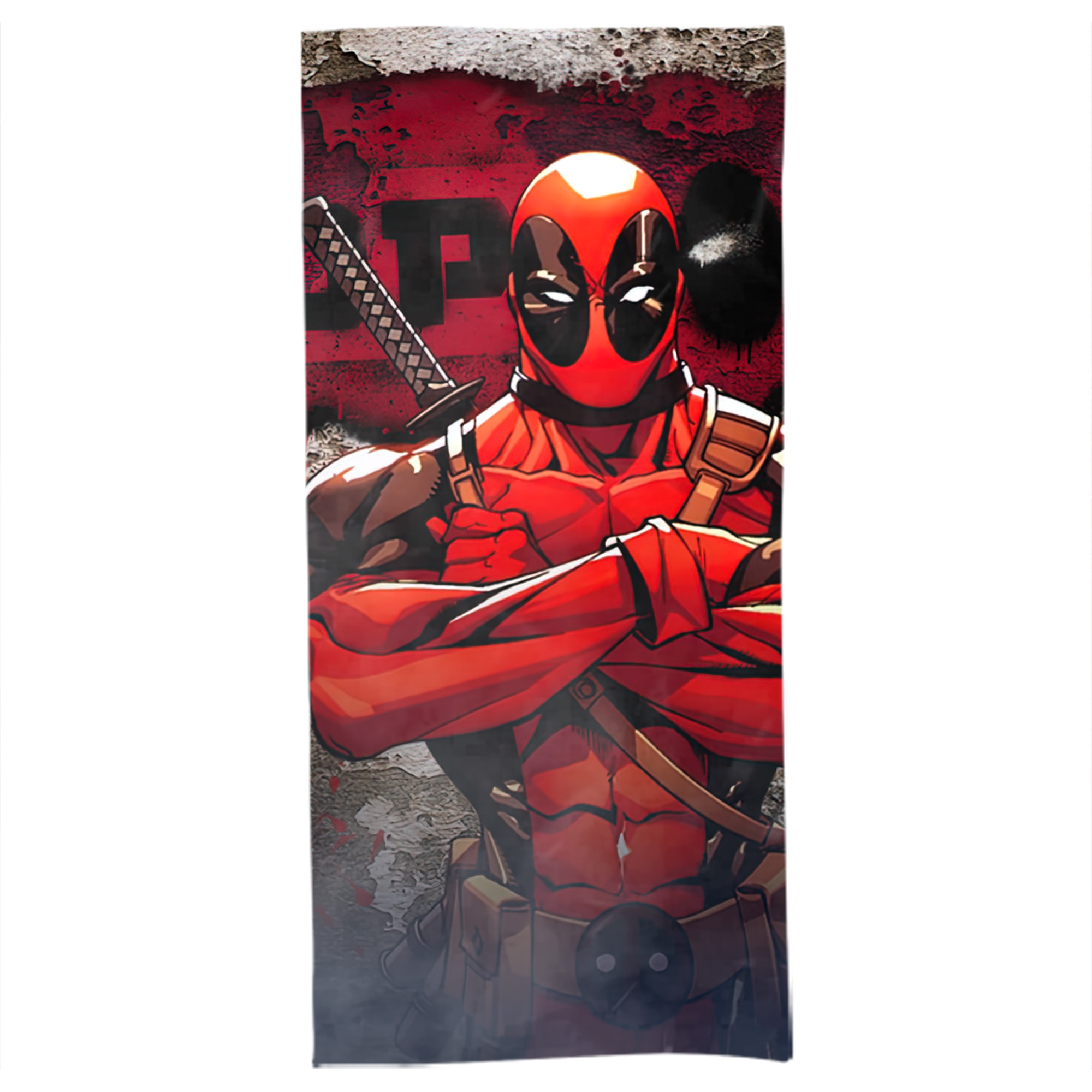 （画像用） Deadpool デッドプール 大判バスタオル 70×140cm 吸水速乾 柔らかい肌触り