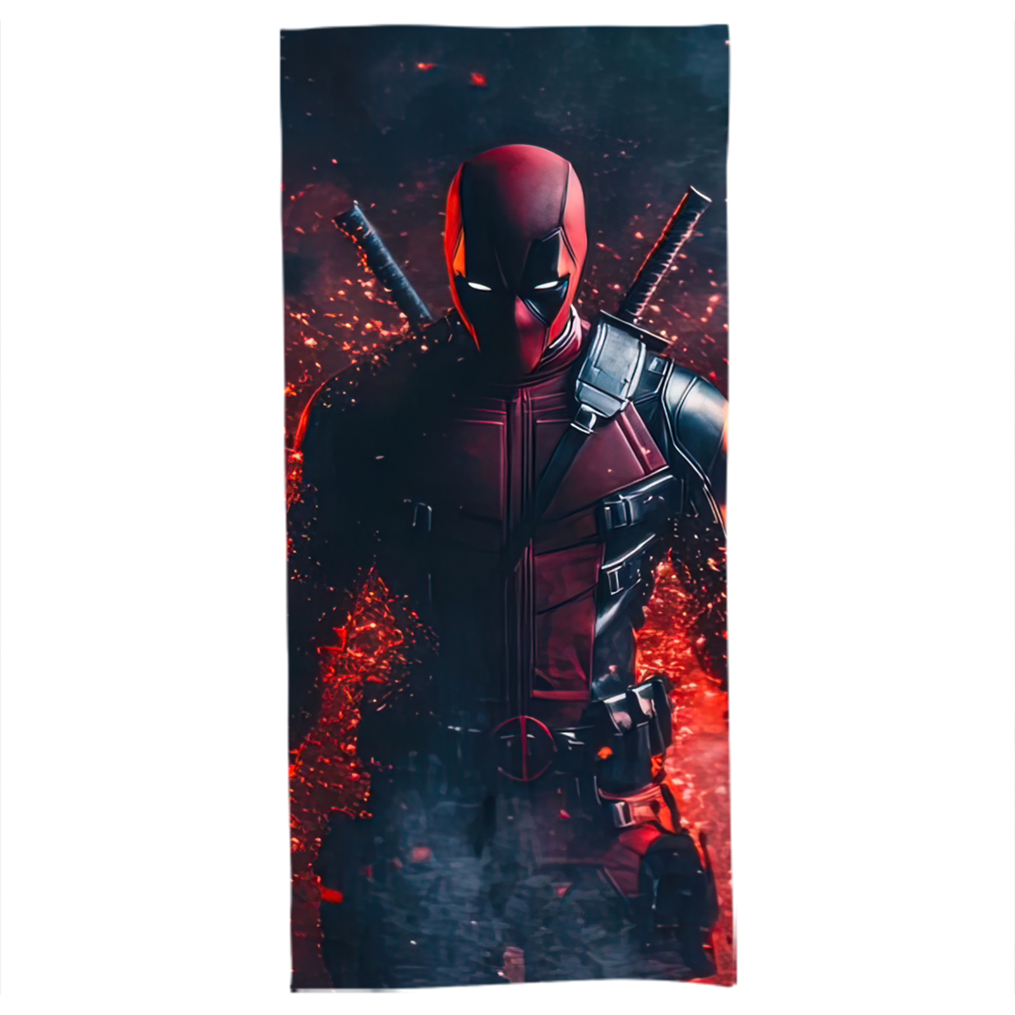 （画像用） Deadpool デッドプール 大判バスタオル 70×140cm 吸水速乾 柔らかい肌触り
