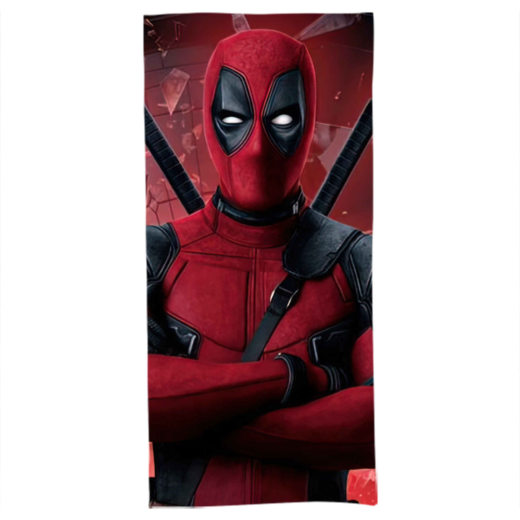 （画像用） Deadpool デッドプール 大判バスタオル 70×140cm 吸水速乾 柔らかい肌触り
