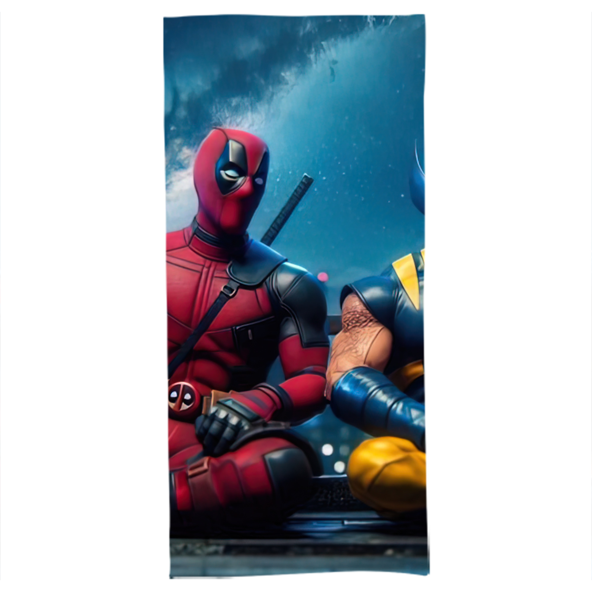 （画像用） Deadpool デッドプール 大判バスタオル 70×140cm 吸水速乾 柔らかい肌触り