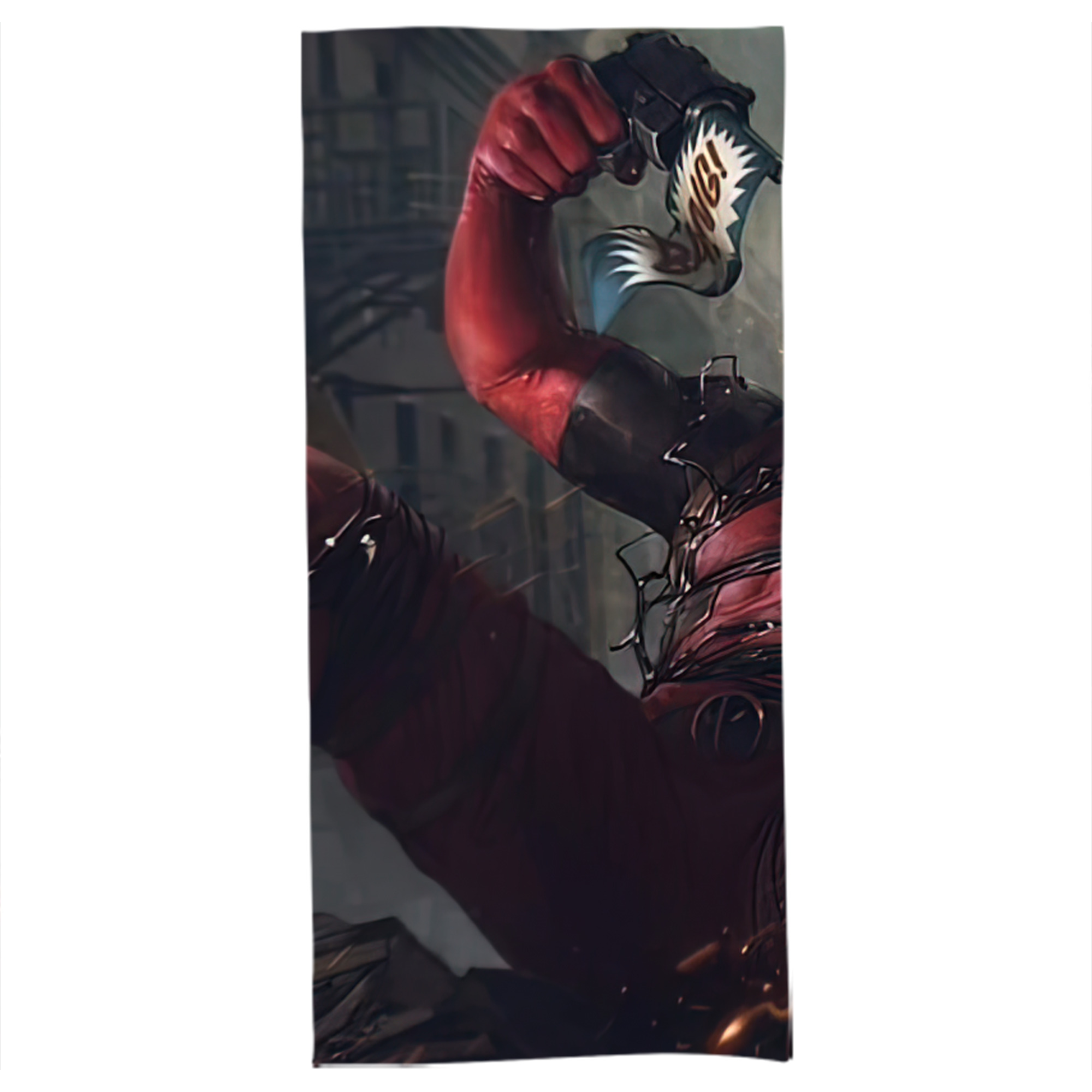 （画像用） Deadpool デッドプール 大判バスタオル 70×140cm 吸水速乾 柔らかい肌触り