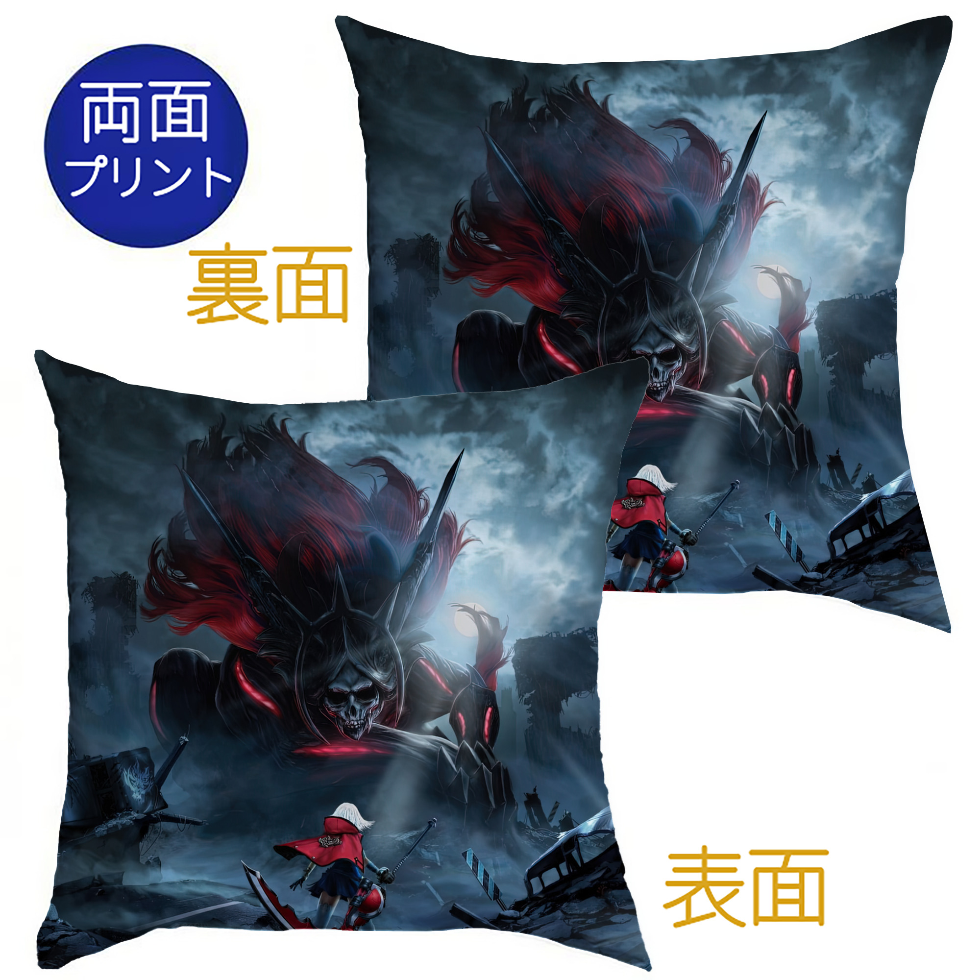 （画像用） Deadpool デッドプール クッションカバー＆本体セット（ポリエステル素材）
