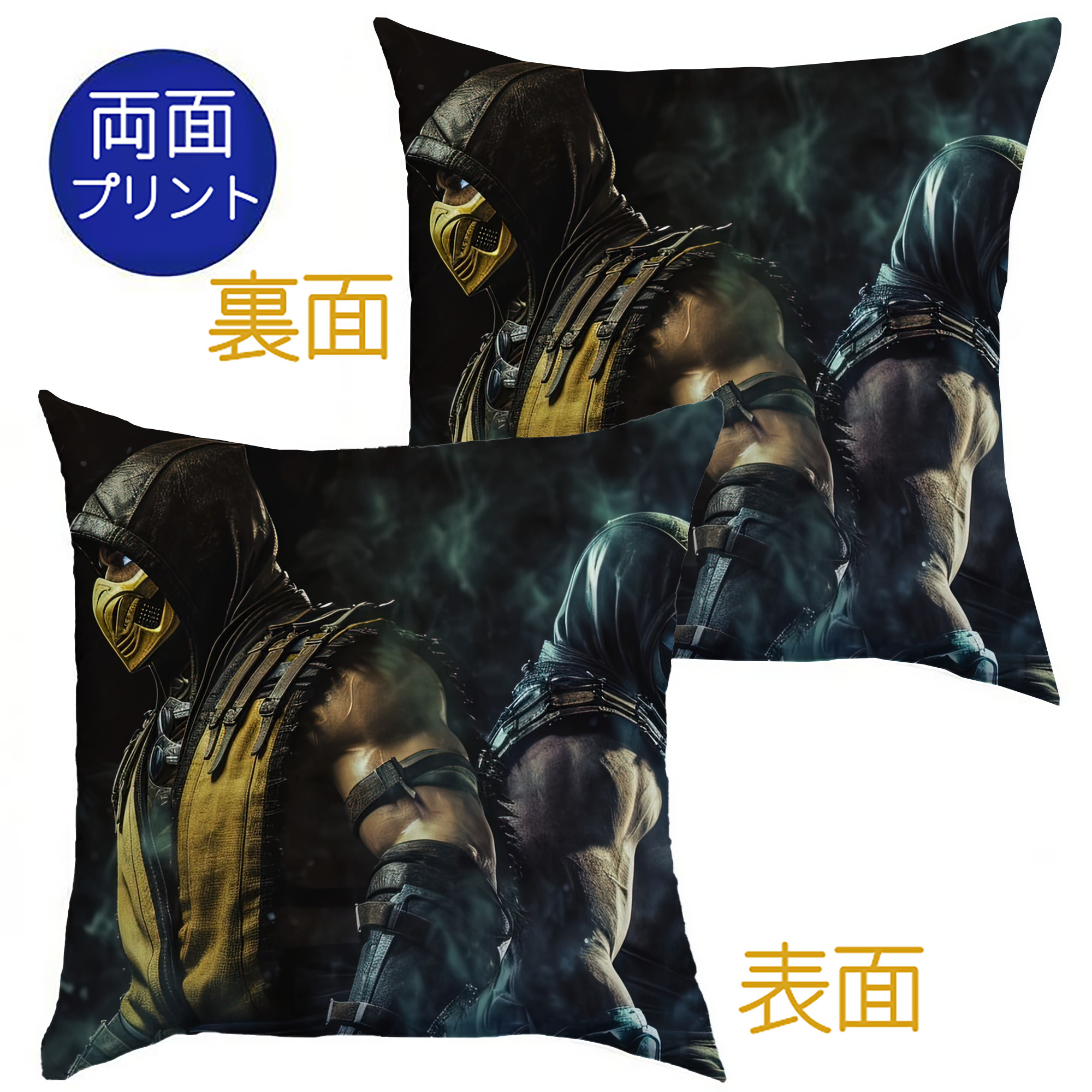 （画像用） Deadpool デッドプール クッションカバー＆本体セット（ポリエステル素材）