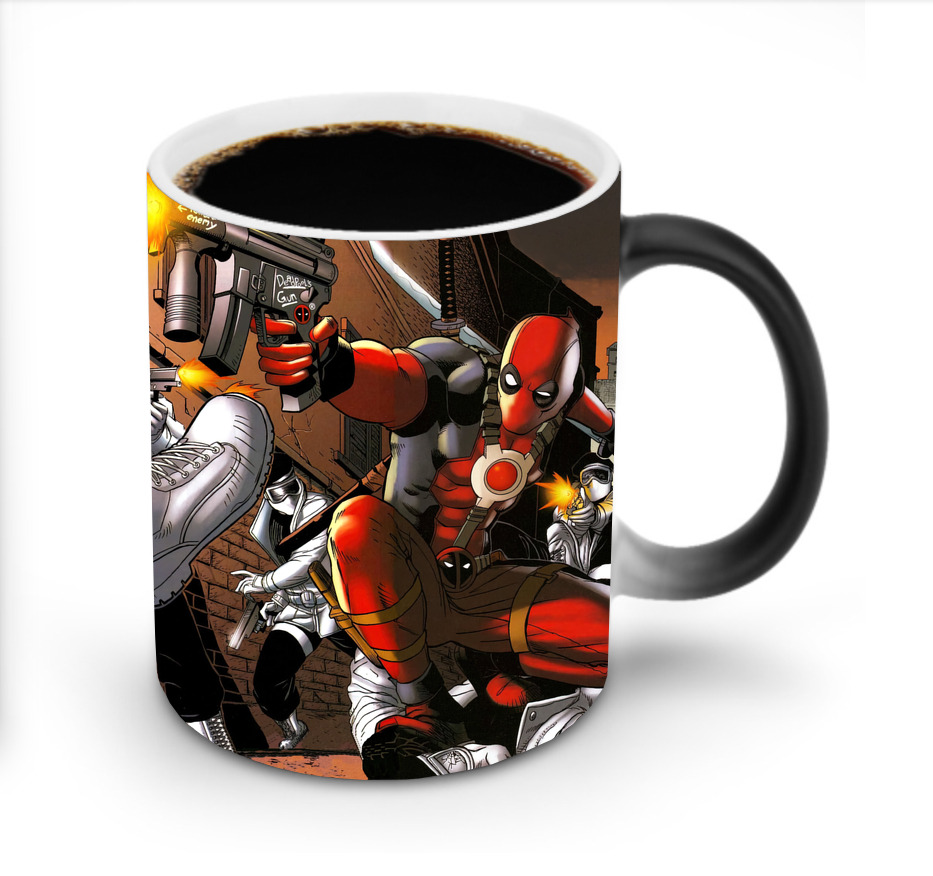 （画像用） Deadpool デッドプール 温度変色マグカップ