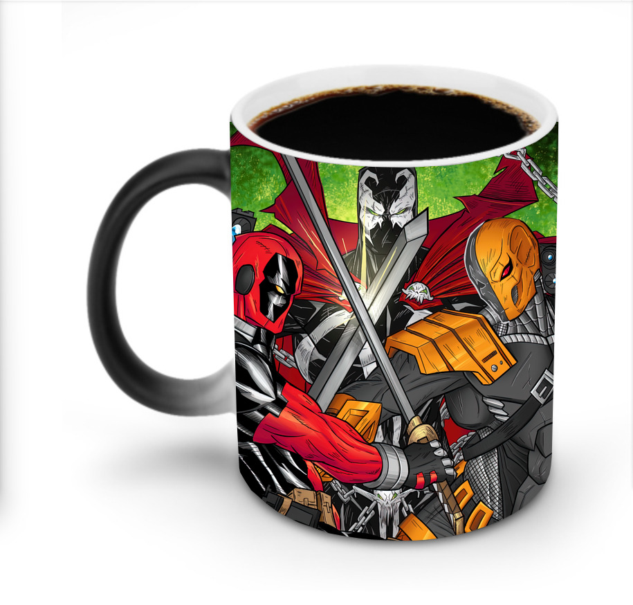 （画像用） Deadpool デッドプール 温度変色マグカップ