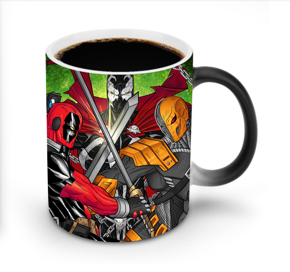 （画像用） Deadpool デッドプール 温度変色マグカップ