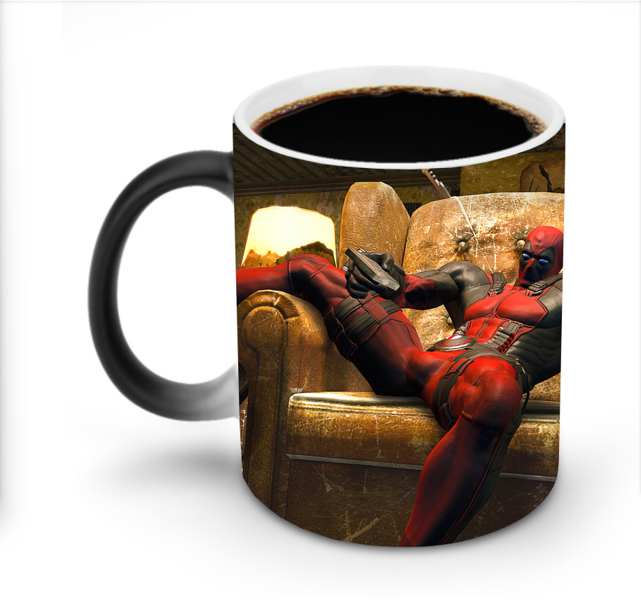 （画像用） Deadpool デッドプール 温度変色マグカップ