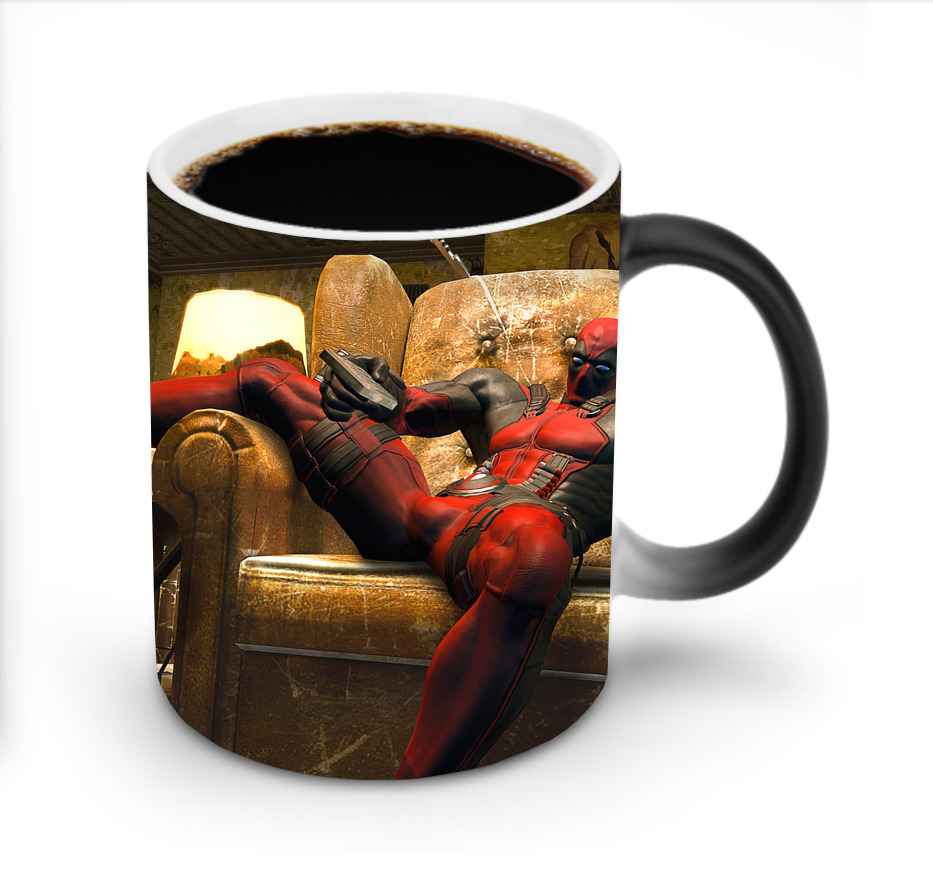 （画像用） Deadpool デッドプール 温度変色マグカップ