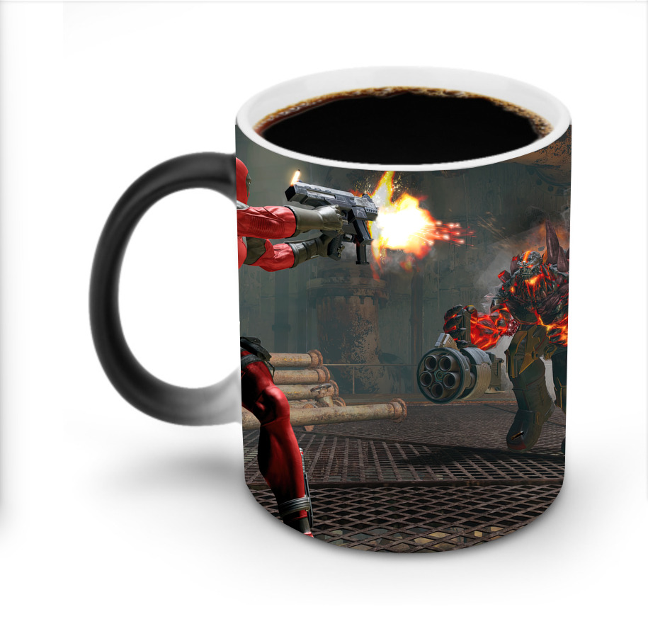（画像用） Deadpool デッドプール 温度変色マグカップ