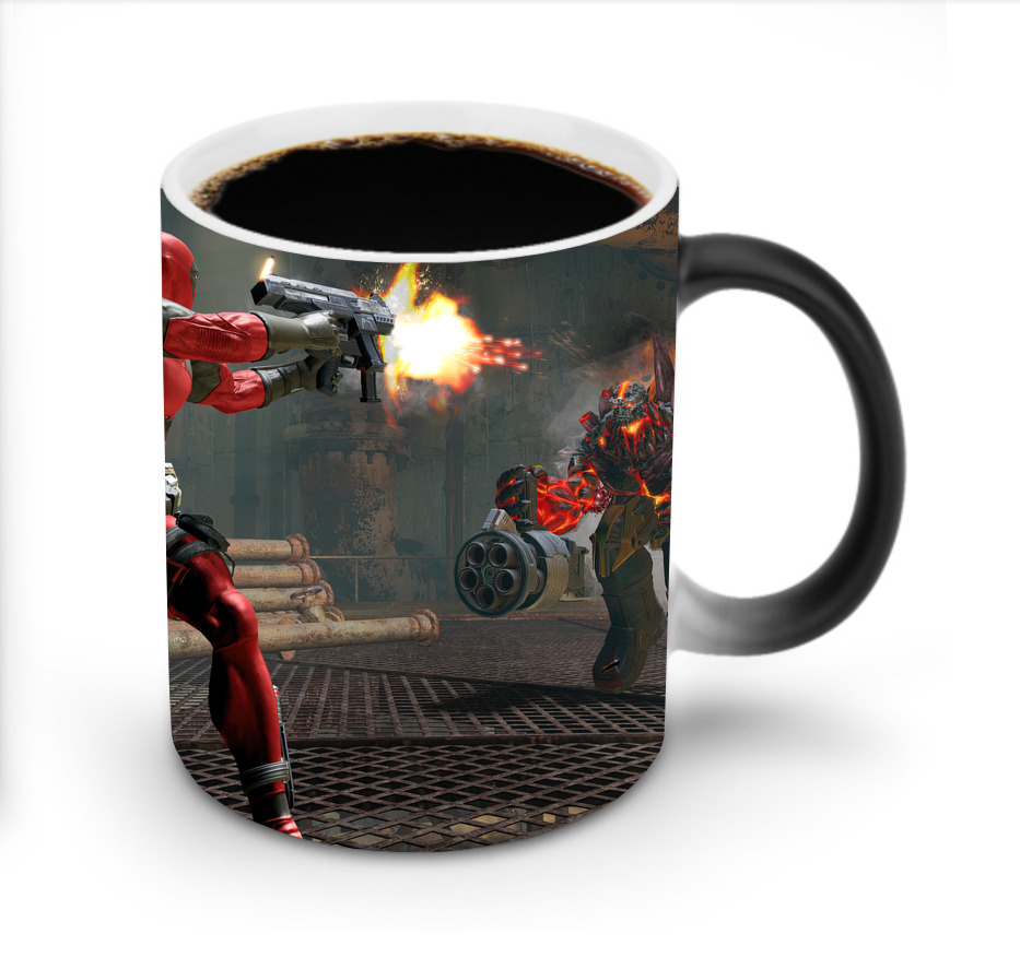（画像用） Deadpool デッドプール 温度変色マグカップ