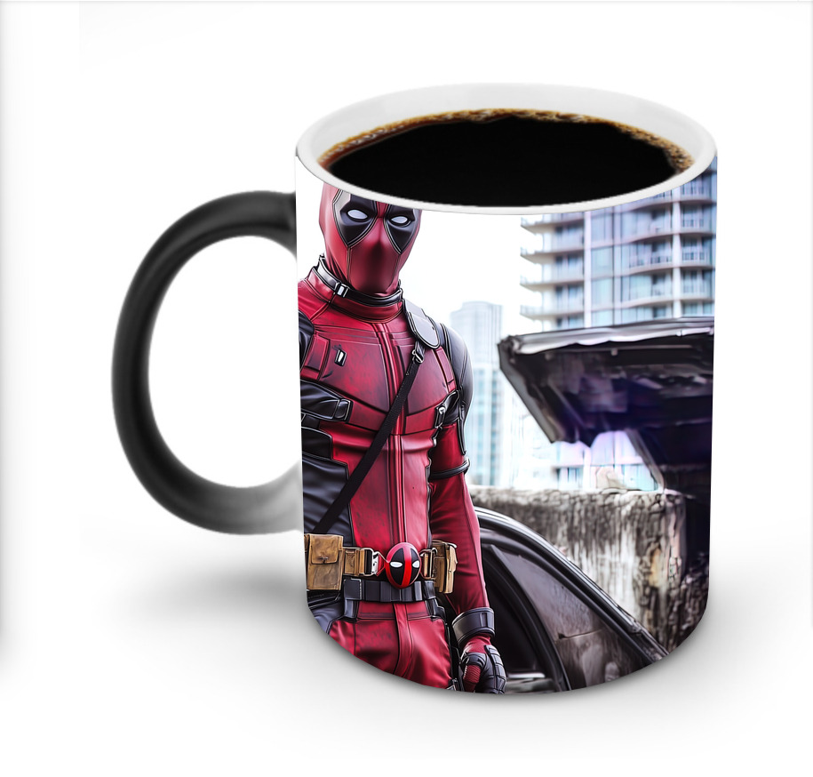 （画像用） Deadpool デッドプール 温度変色マグカップ