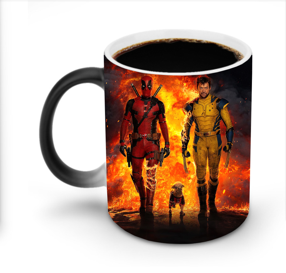 （画像用） Deadpool デッドプール 温度変色マグカップ