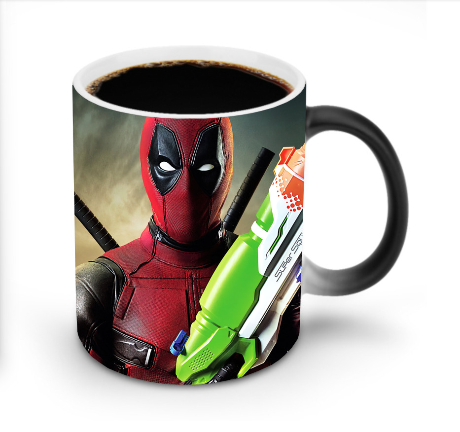 （画像用） Deadpool デッドプール 温度変色マグカップ