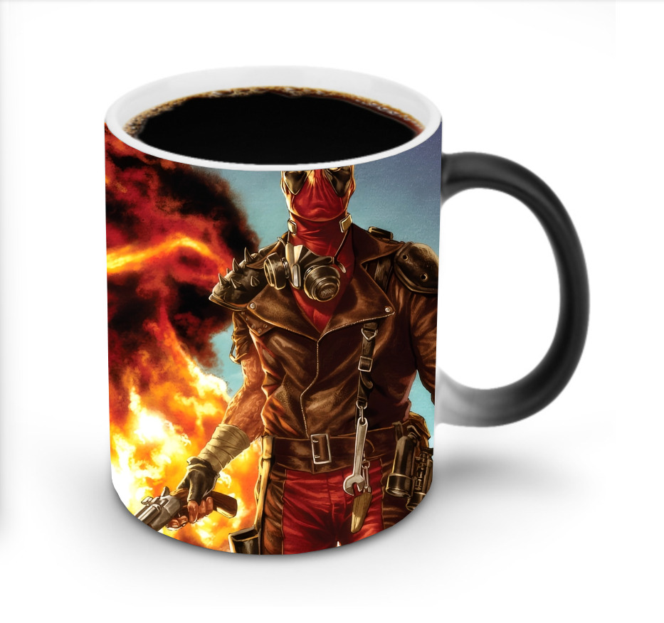 （画像用） Deadpool デッドプール 温度変色マグカップ