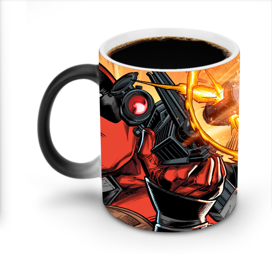 （画像用） Deadpool デッドプール 温度変色マグカップ