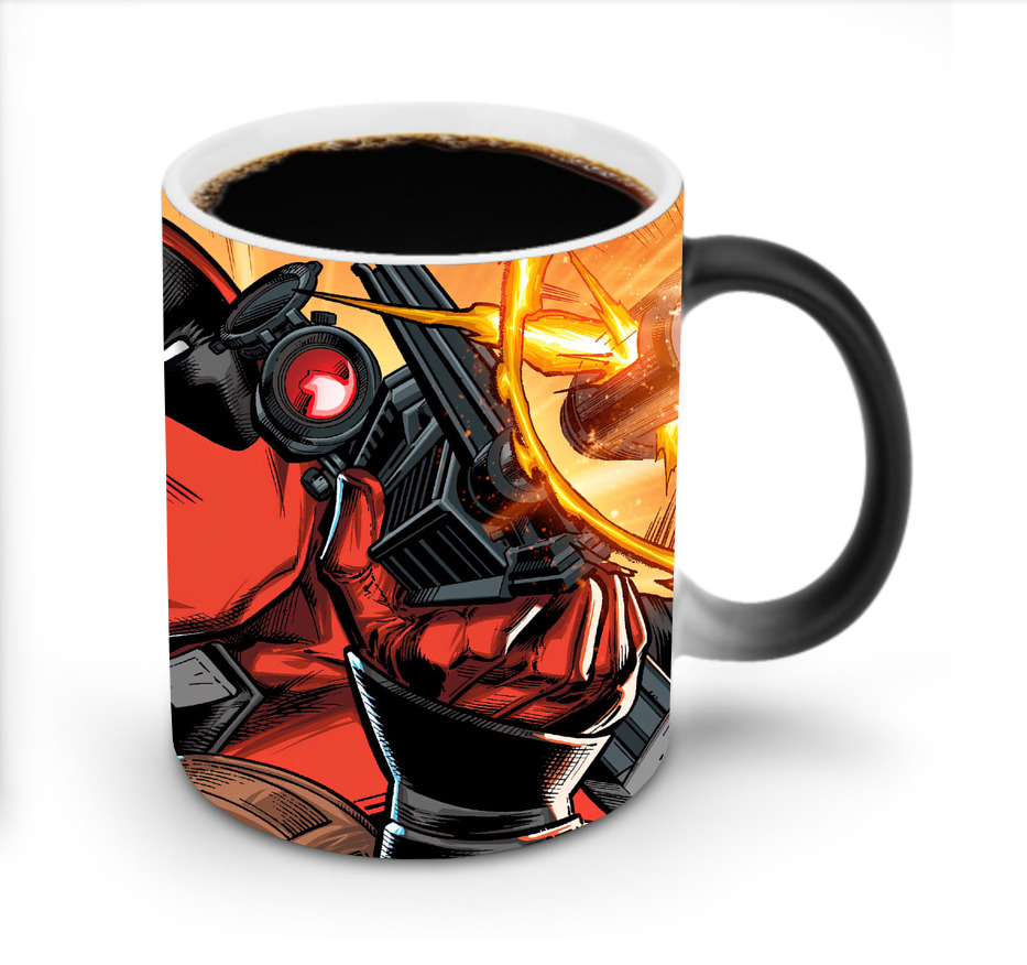（画像用） Deadpool デッドプール 温度変色マグカップ