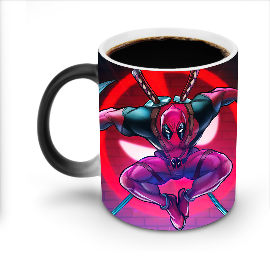 （画像用） Deadpool デッドプール 温度変色マグカップ